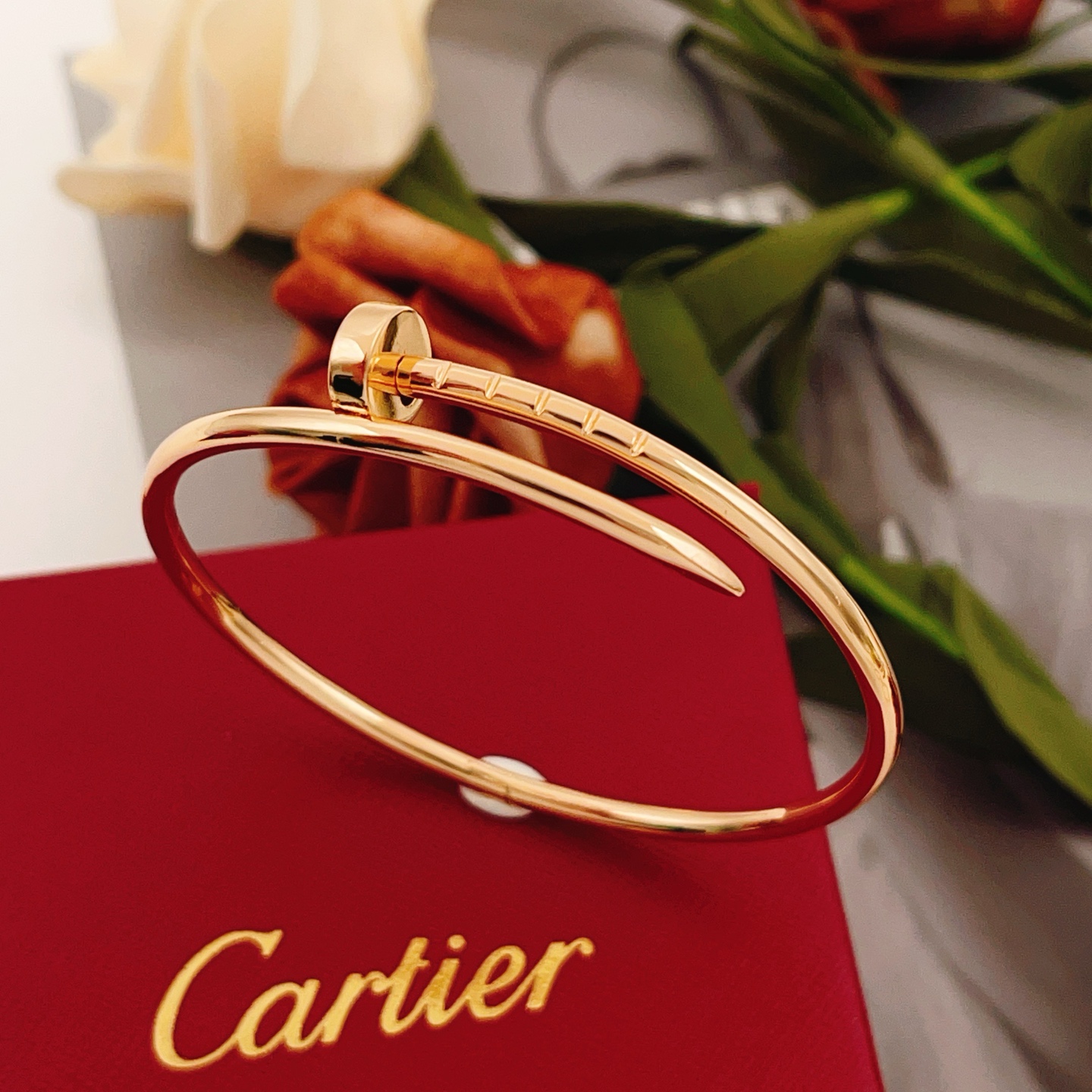Cartier Fashion Designer Bracelet 17cm-Pink gold