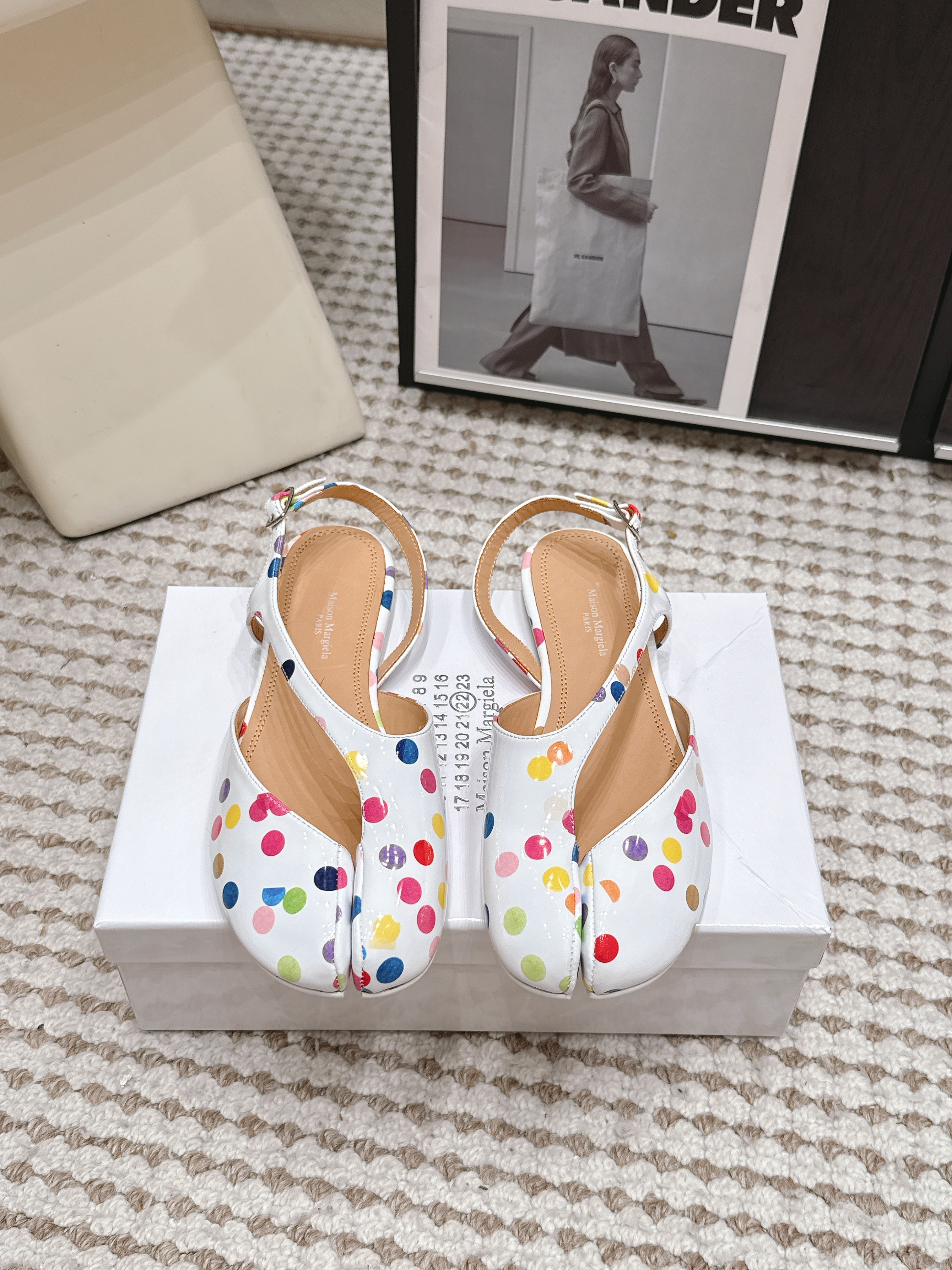 Maison Margiela Tabi Flat Singback Sandal