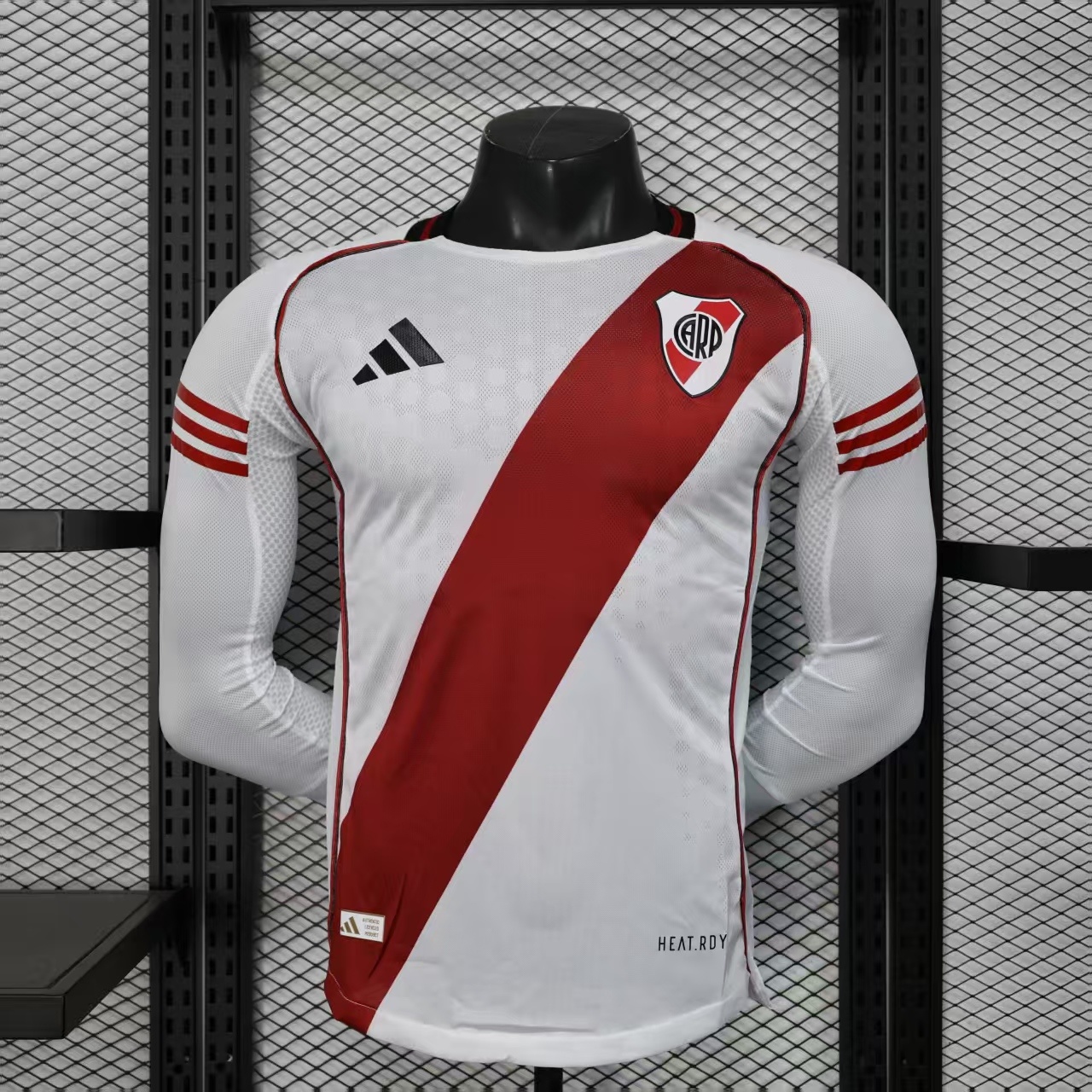 2627 River Plate Home Player Version Long-Sleeve Jersey | Soc Jersey - Premium Football Jersey