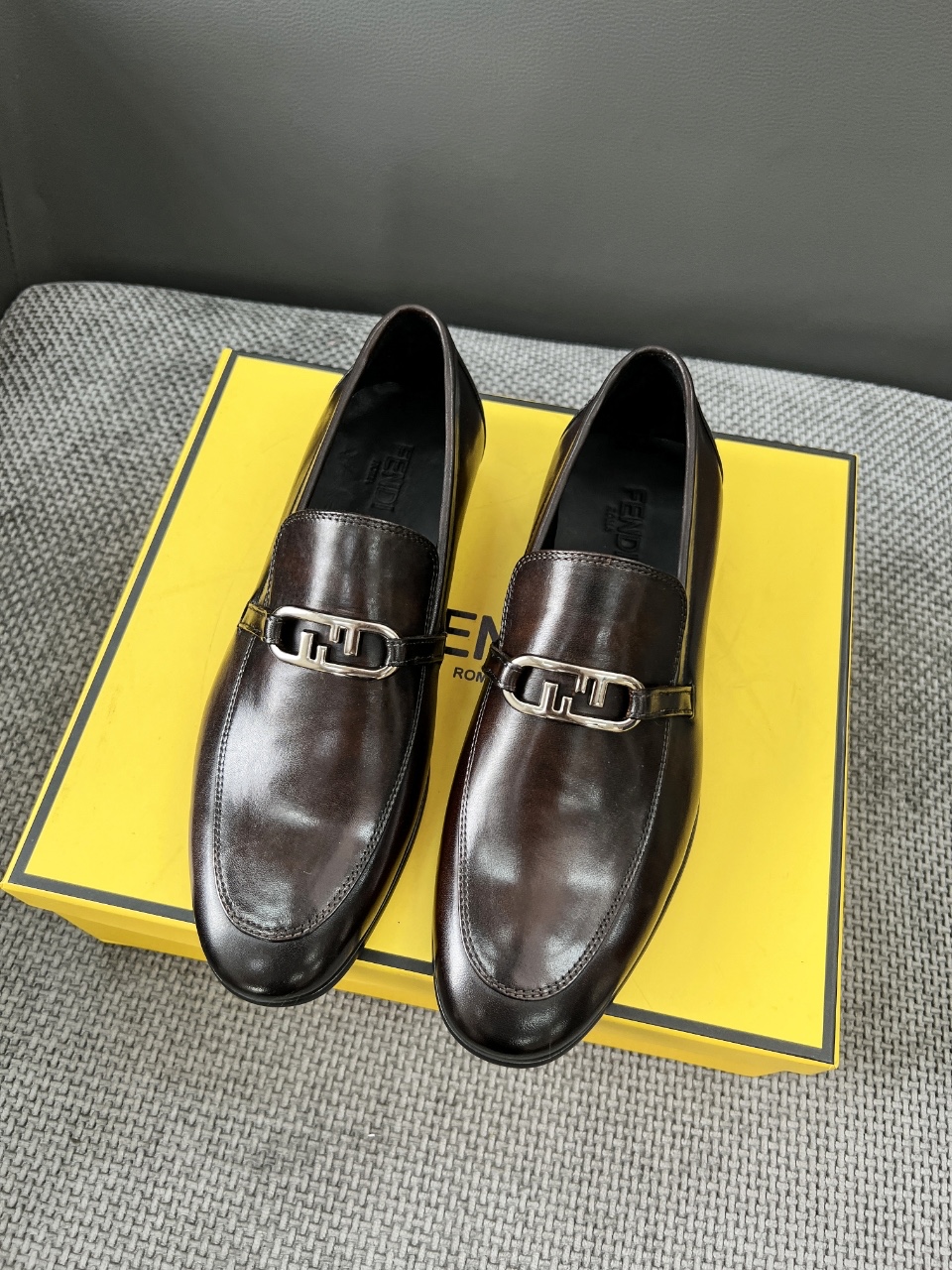 Fendi Men's Leather Loafer