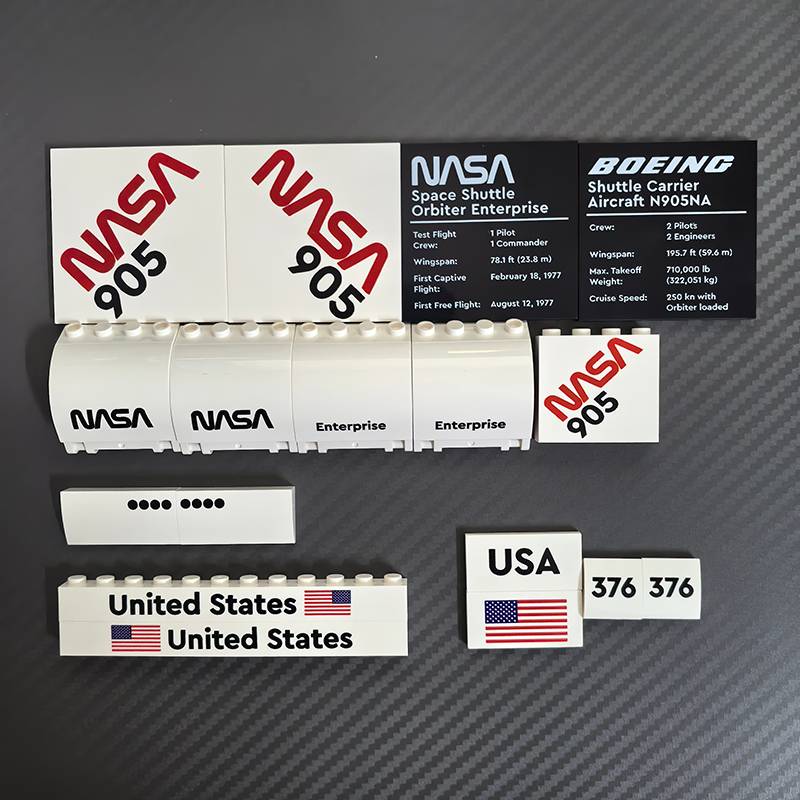Print Parts For 10360 Shuttle Carrier Aircraft