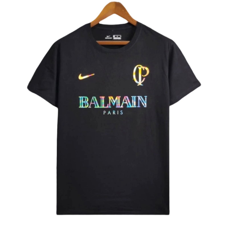 Corinthians BALMAIN 24-25 Casual Reflective Kit Black Shirt Football Jersey
