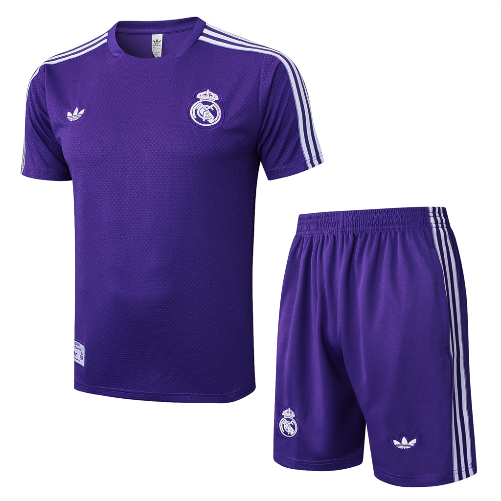 Real Madrid Training Short sleeve Suit 25/26 | Soc Jersey - Premium Football Jersey