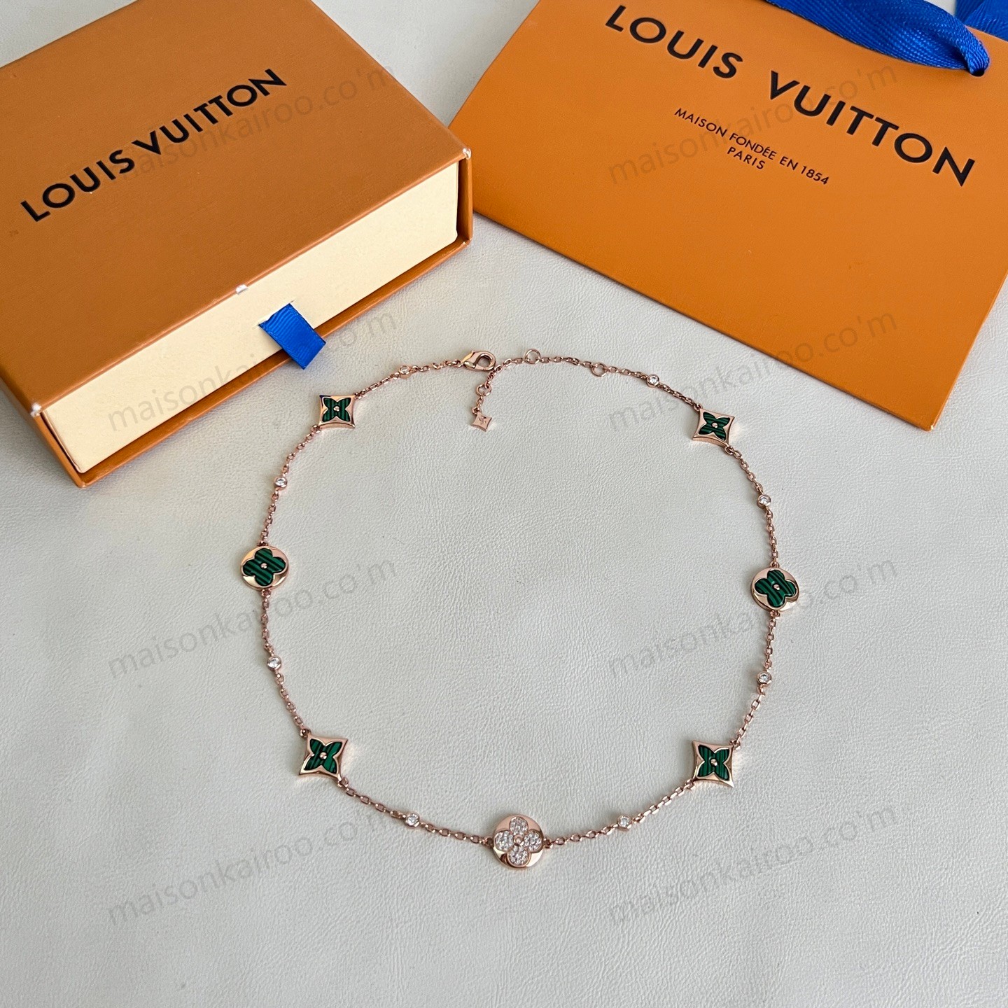 Louis Vuitton LV Color Blossom BB Multi-Motif Short Necklace - KAIROO