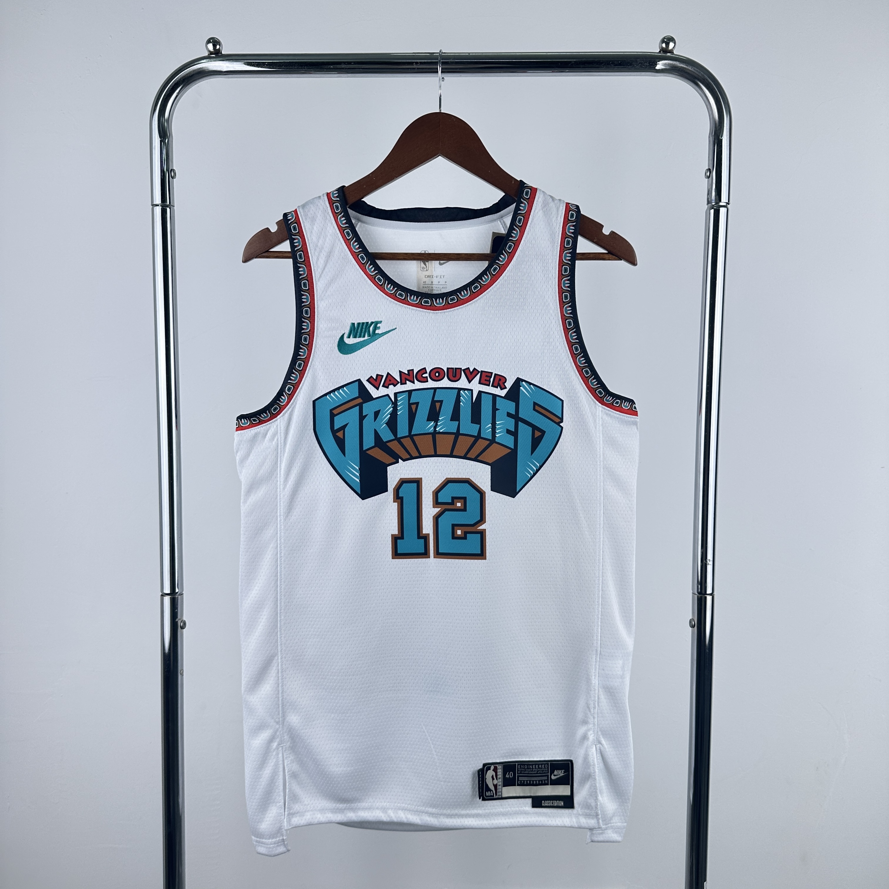 25 Season Grizzlies White  #12