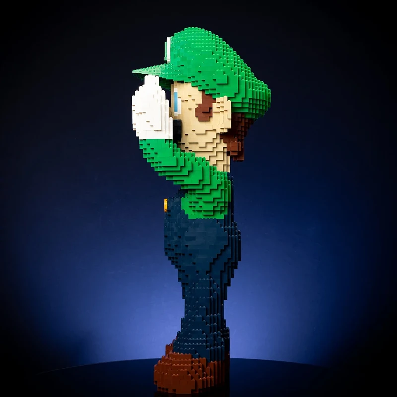 Super Mario 4891Pcs MOC Luigi
