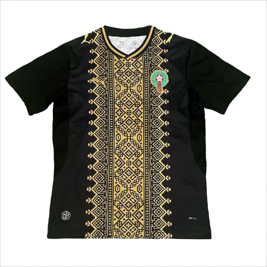 Morocco 26/27 Black Jersey S-XXL