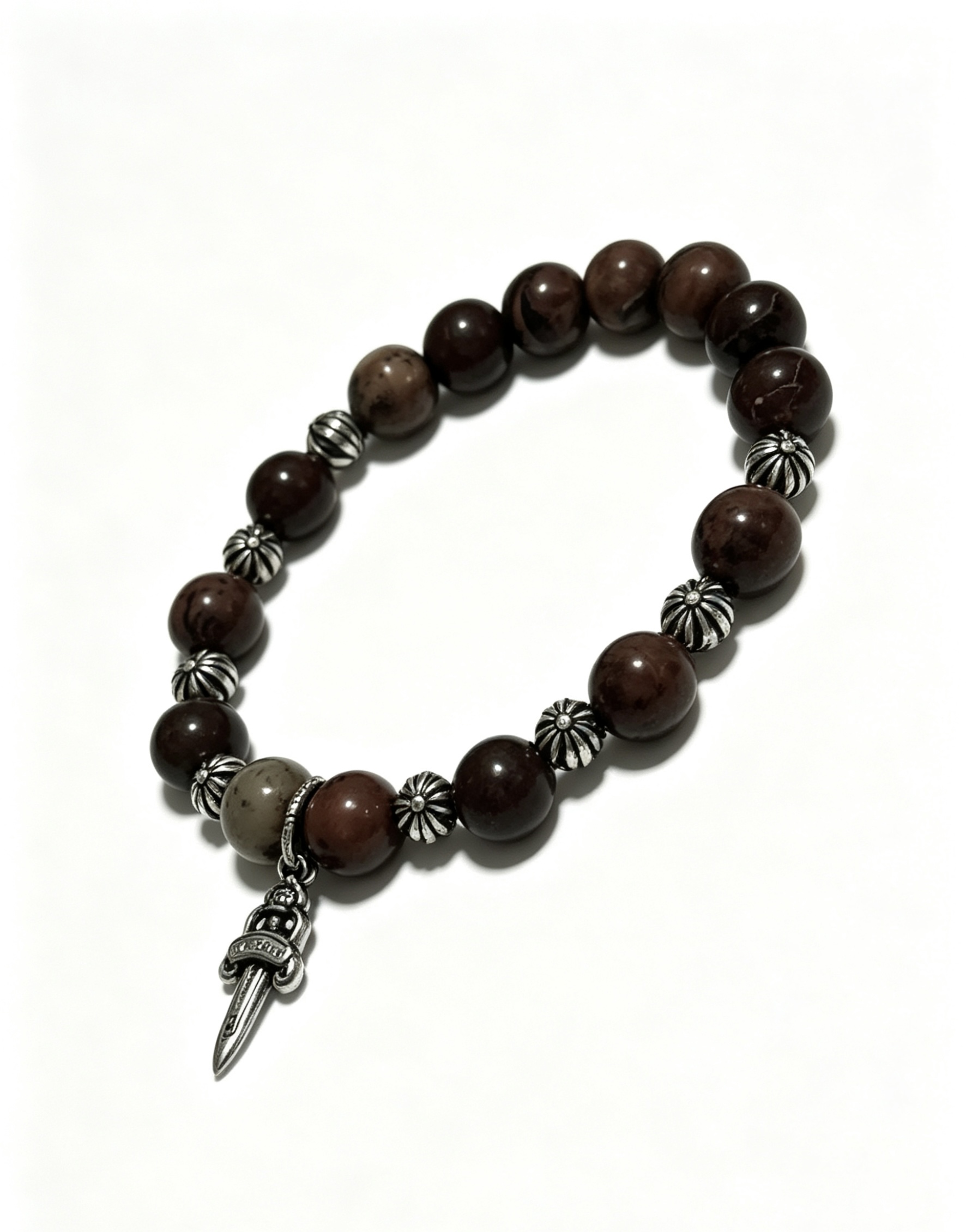Chrome Hearts Vintage Multi-Element Agate Bracelet