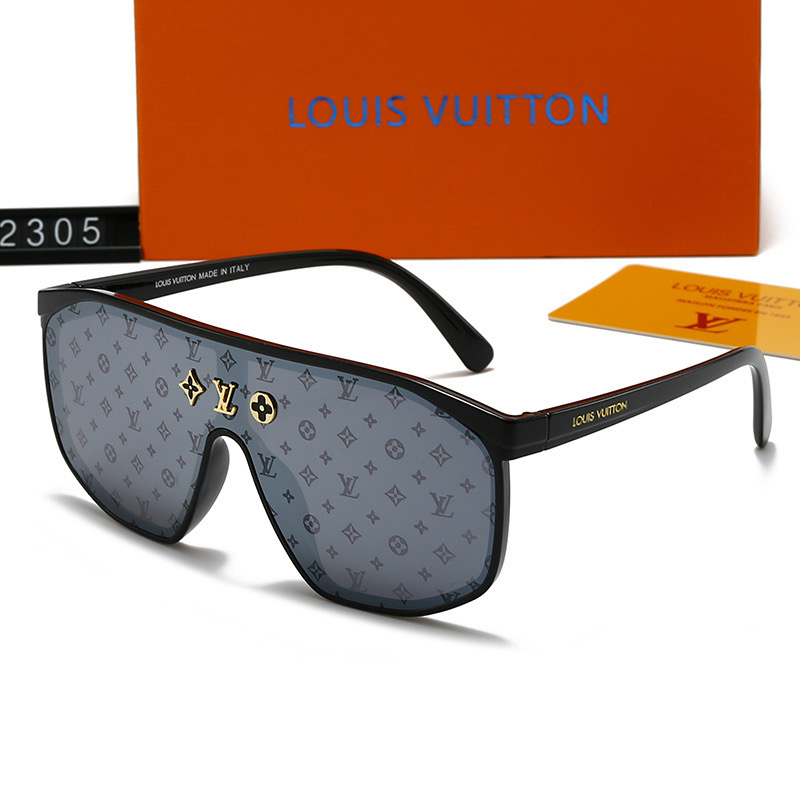 Louis Vuitton LV Flat Top Shield Sunglasses Top quality - KAIROO