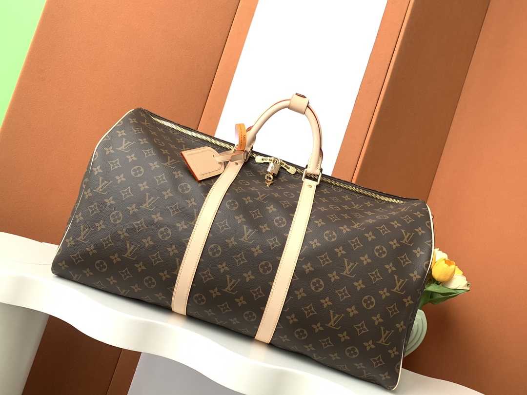 LV Travel Bag M41414 iconic Keepall 55 Bandoulière