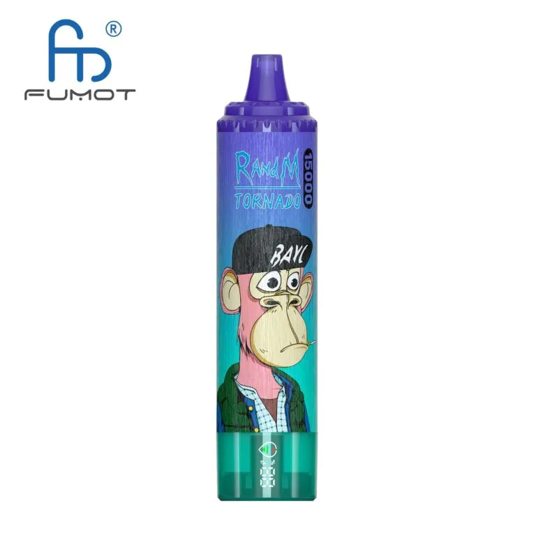 FUMOT Tornado 15K Rechargeable Disposable Vape – Strawberry Banana - Vaba Vape-Shop