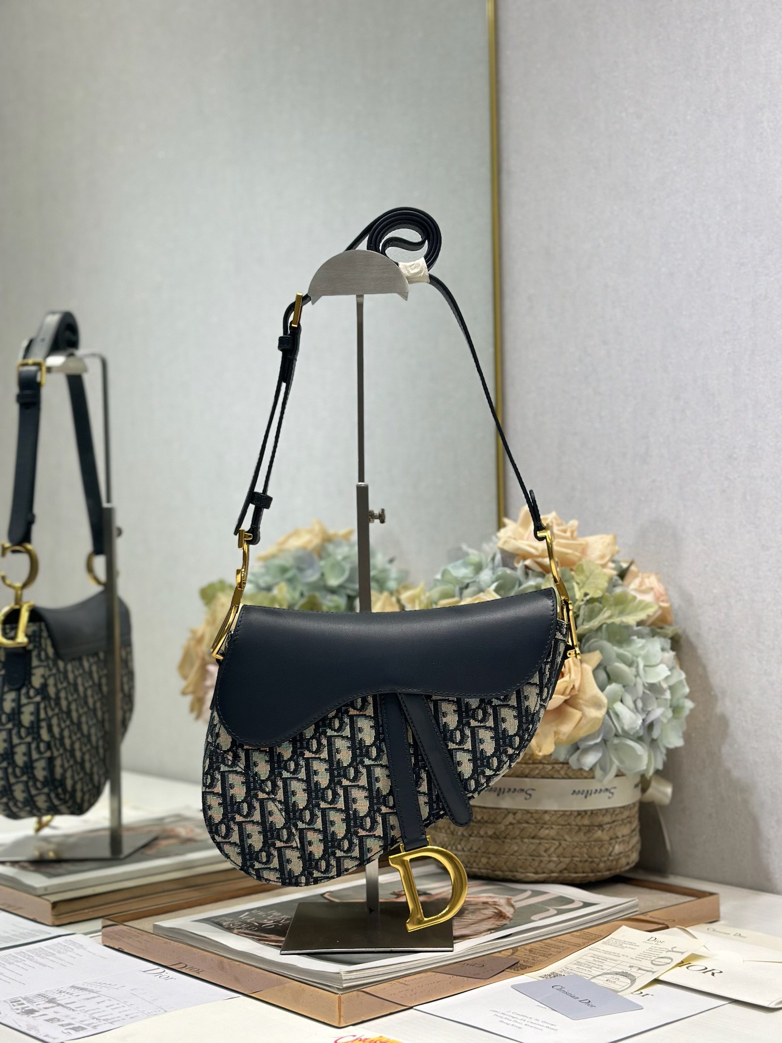 Dior Medium Soft Saddle Shoulder Bag