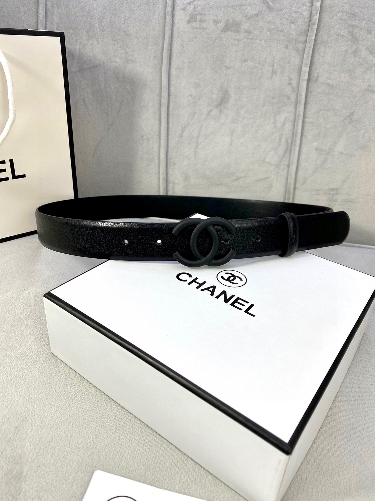 Chanel Classic CC Buckle Reversible Belt 3cm