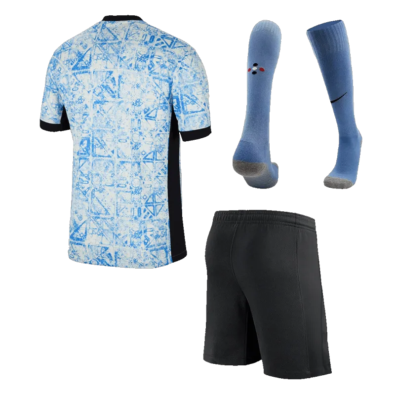 2024 Portugal Away Whole Kit(Jersey+Shorts+Socks) Euro