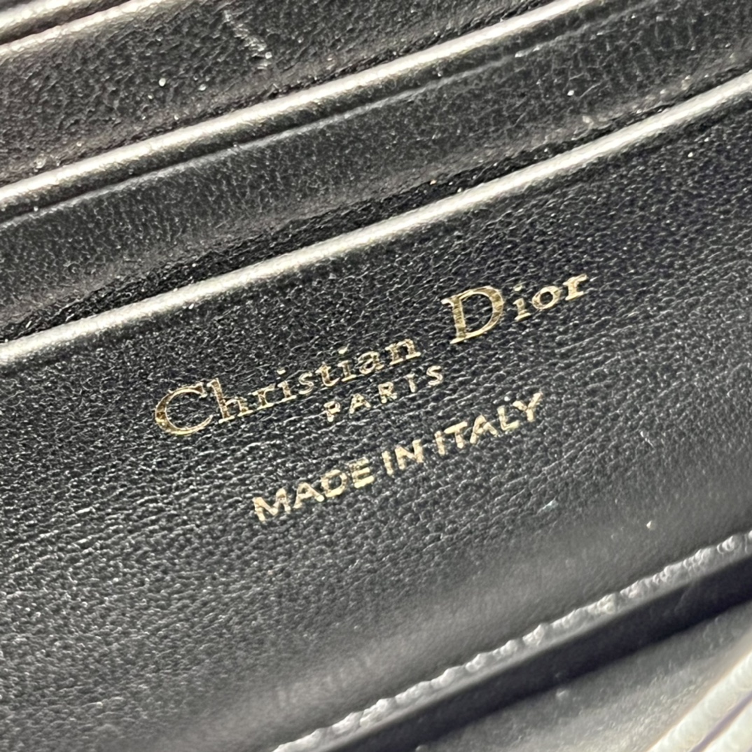 Dior Miss Mini Bag Black Patent Cannage Calfskin