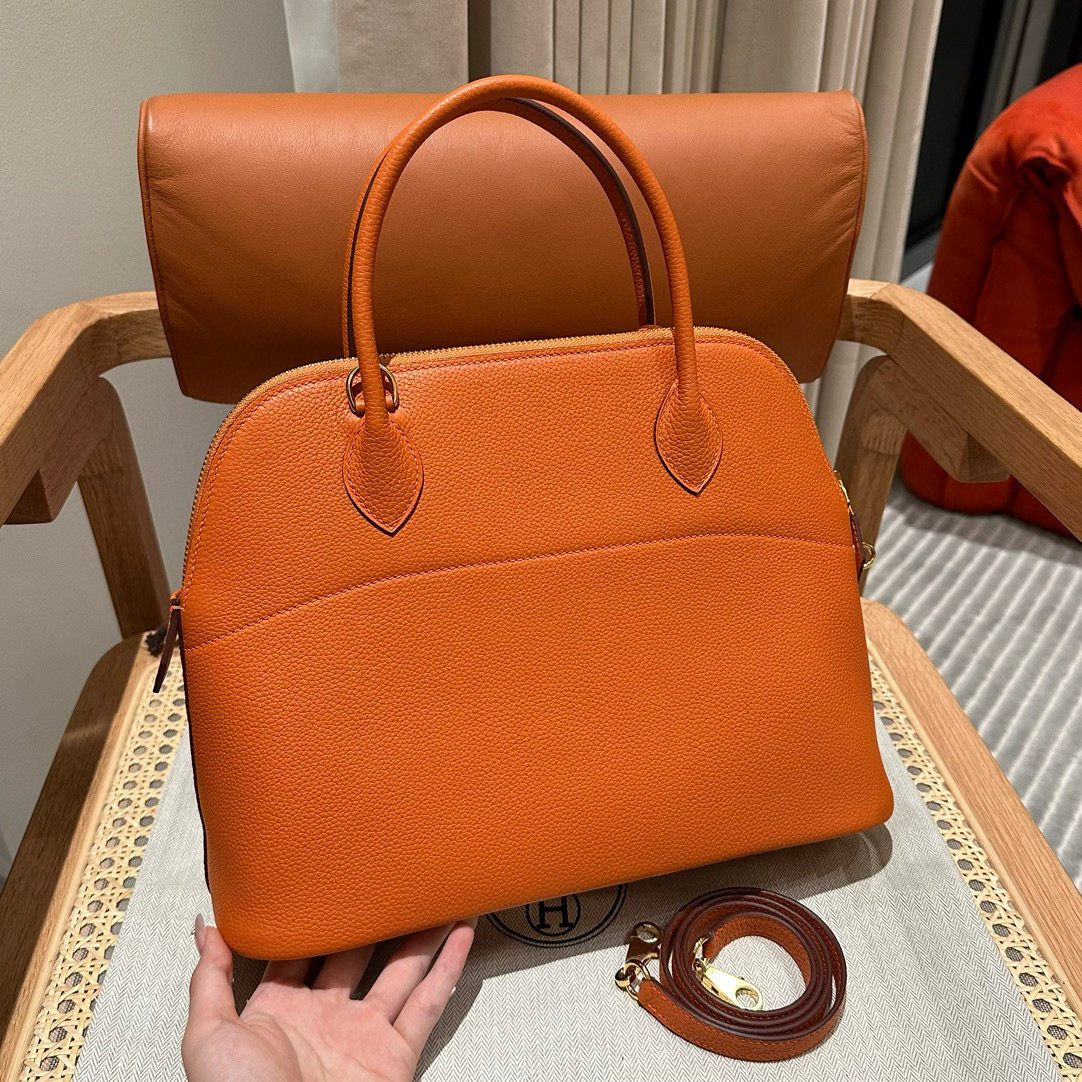 Hermes Orange Clemence Bolide 31