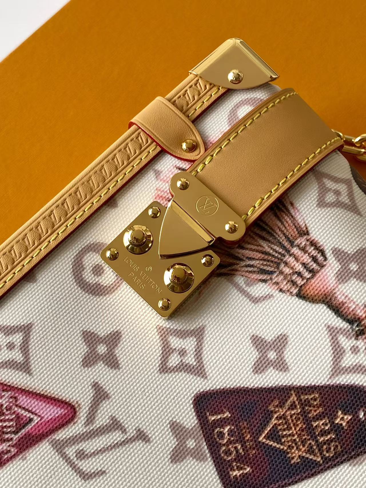 Louis Vuitton Side Trunk Large Handbag