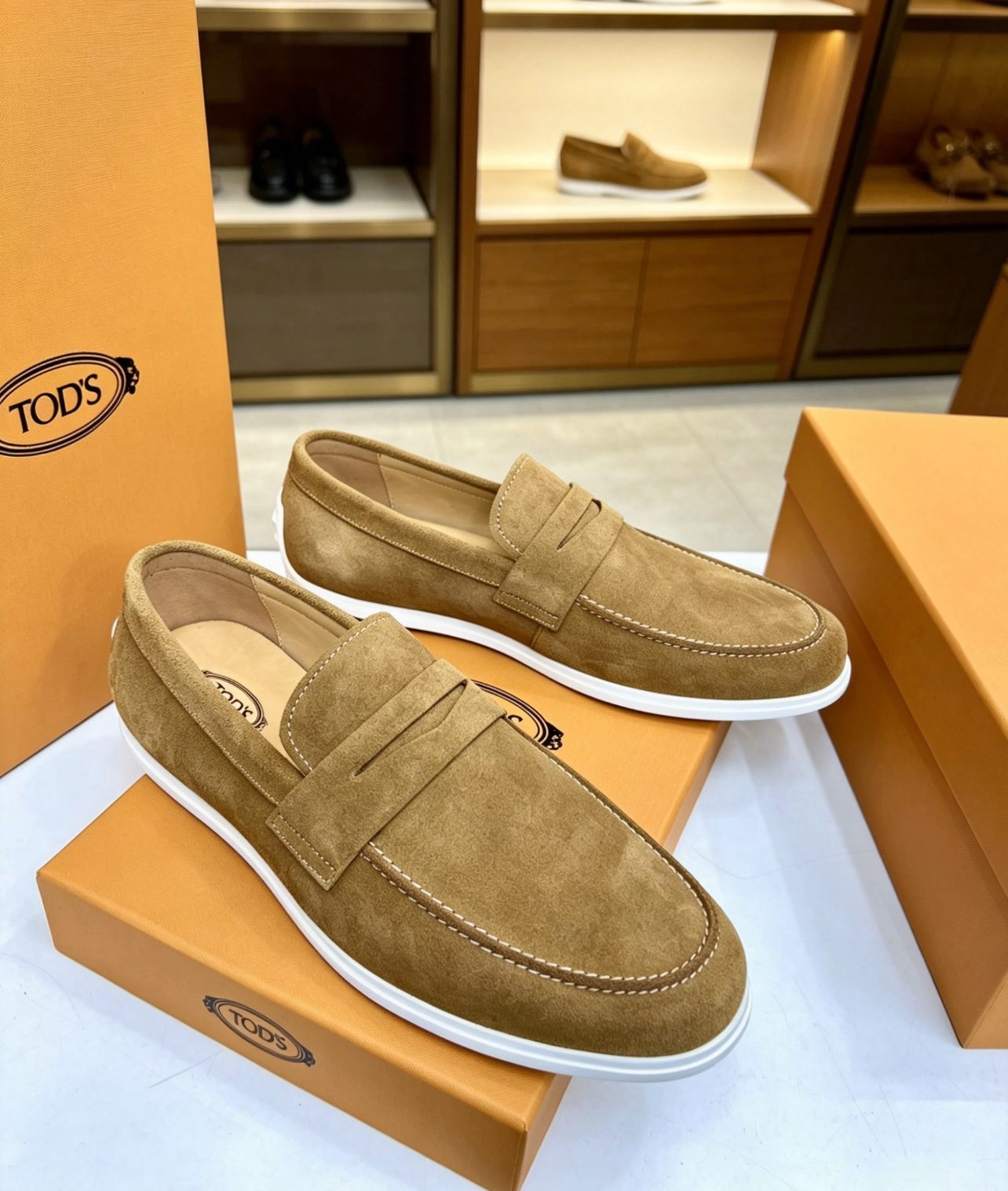 Tods Men's Suede Loafer