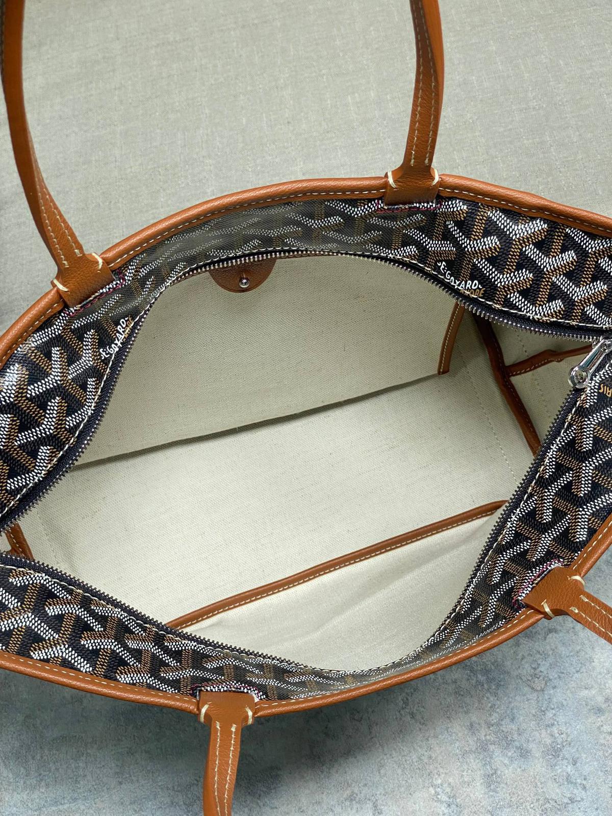 Goyard artois bag brown