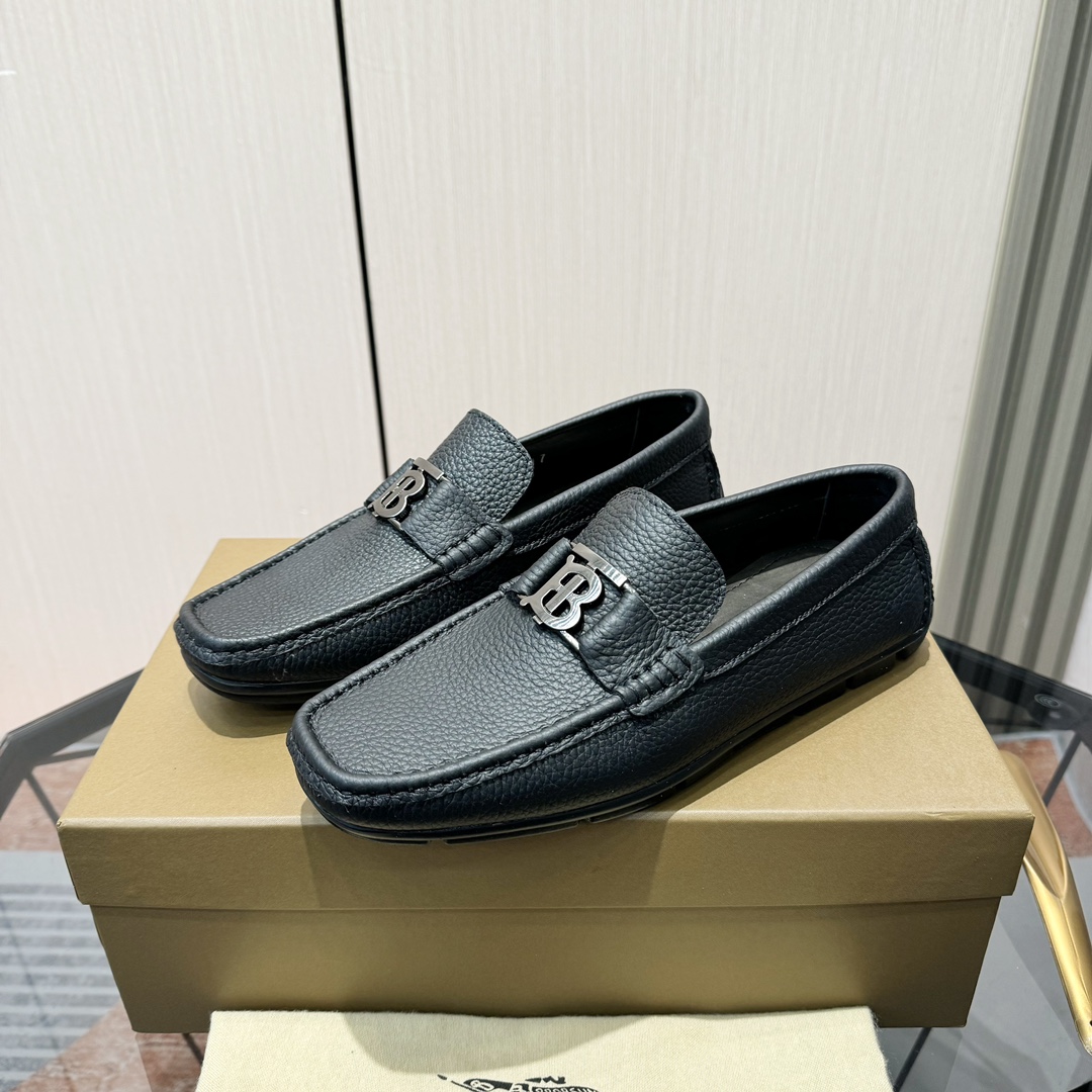 Burberry Men's leather Driving Shoes Loafers