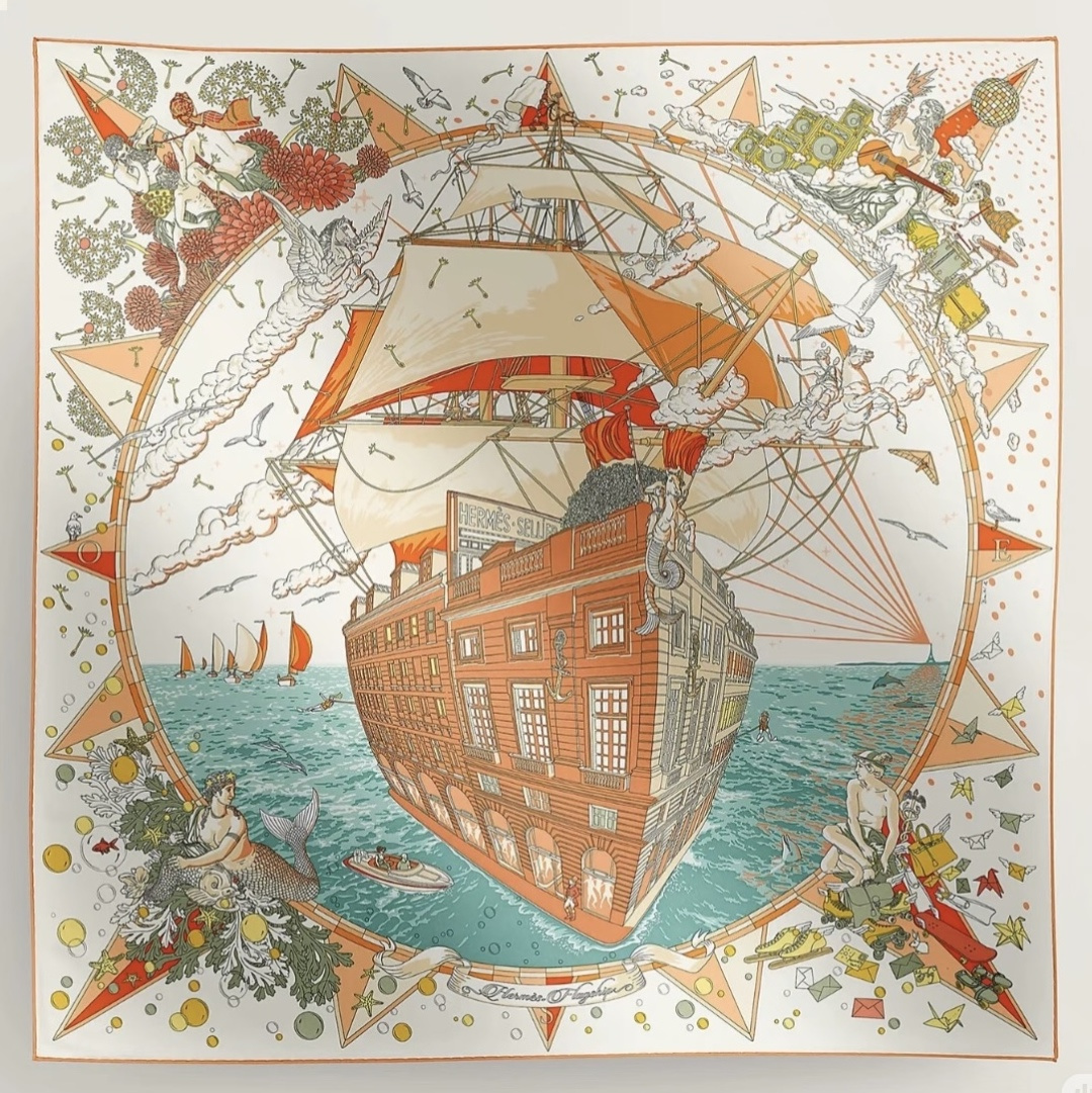 Hermes Silk Square 90