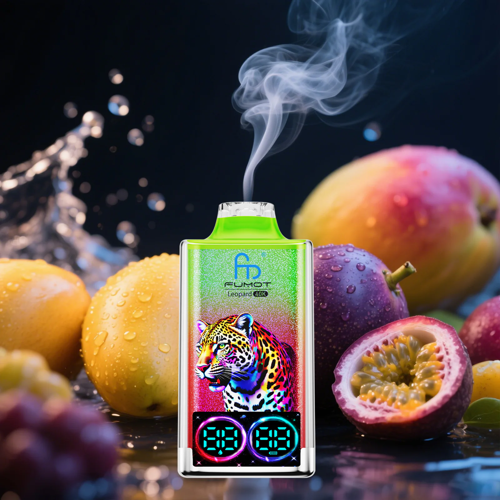 FUMOT Leopard 40K EU Edition Disposable Vape – Mango Passion Fruit - Vaba Vape-Shop