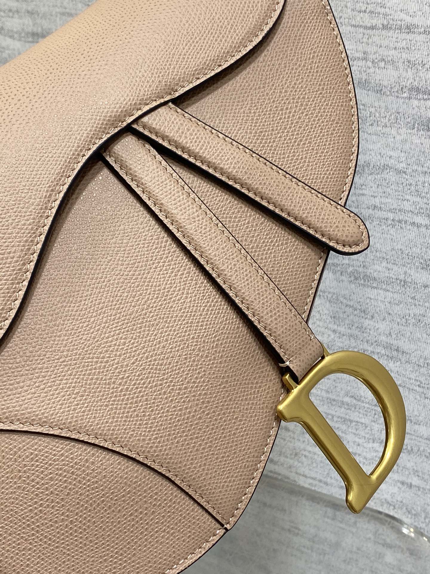 Dior Saddle Bag With Strap in Pink