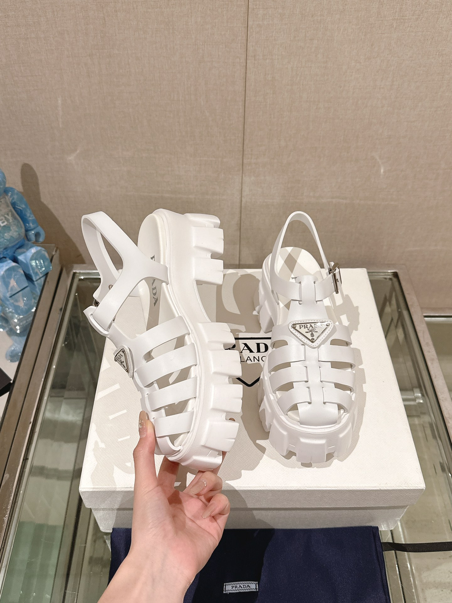 Prada Women's Monolith Rubber Sandal