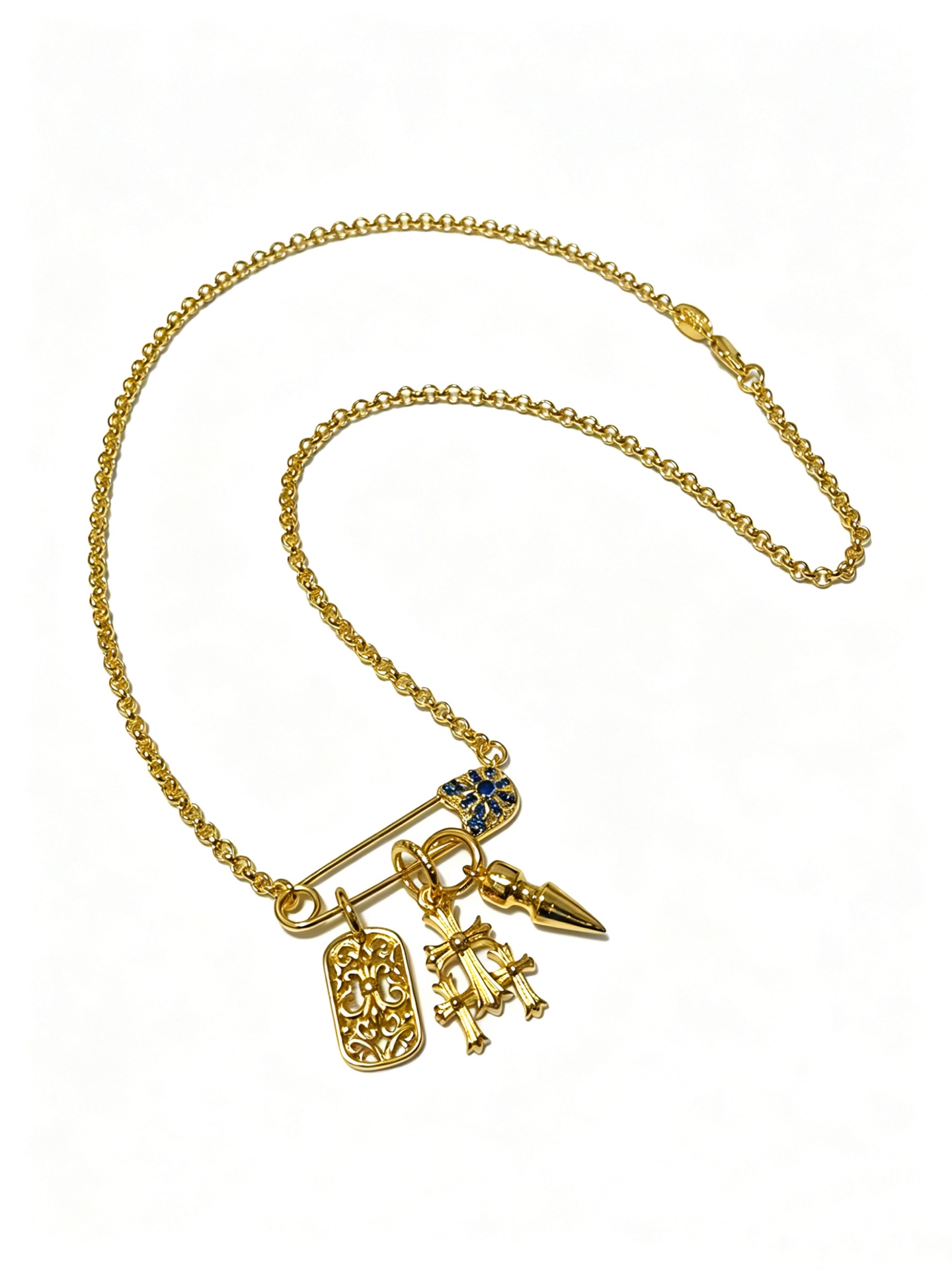 Chrome Hearts Gold Necklace
