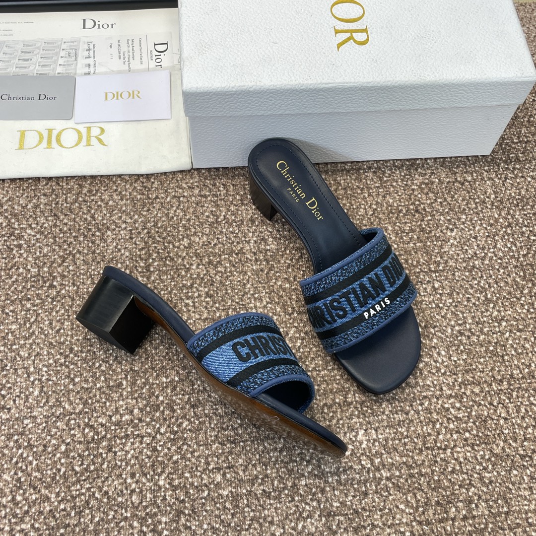 Women' Dior Classic Dway Heeled Slide