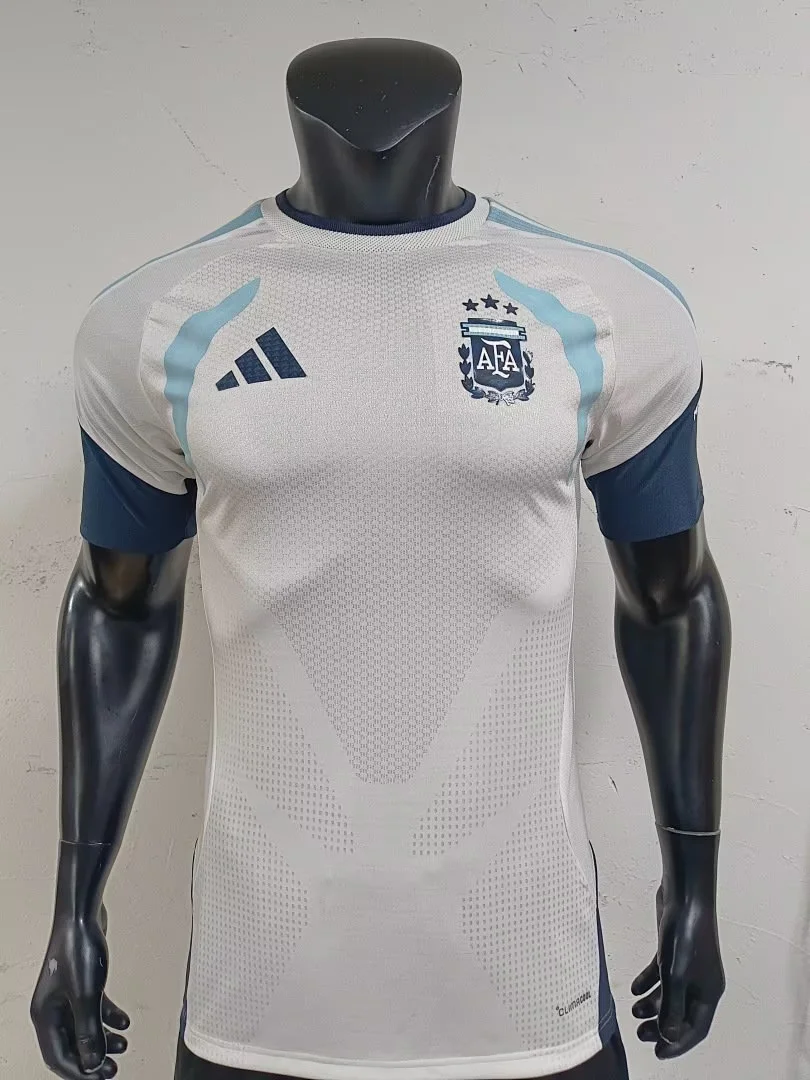 2026-27 Player Version Argentina Training Version White Football Shirt 1:1 Thai Quality