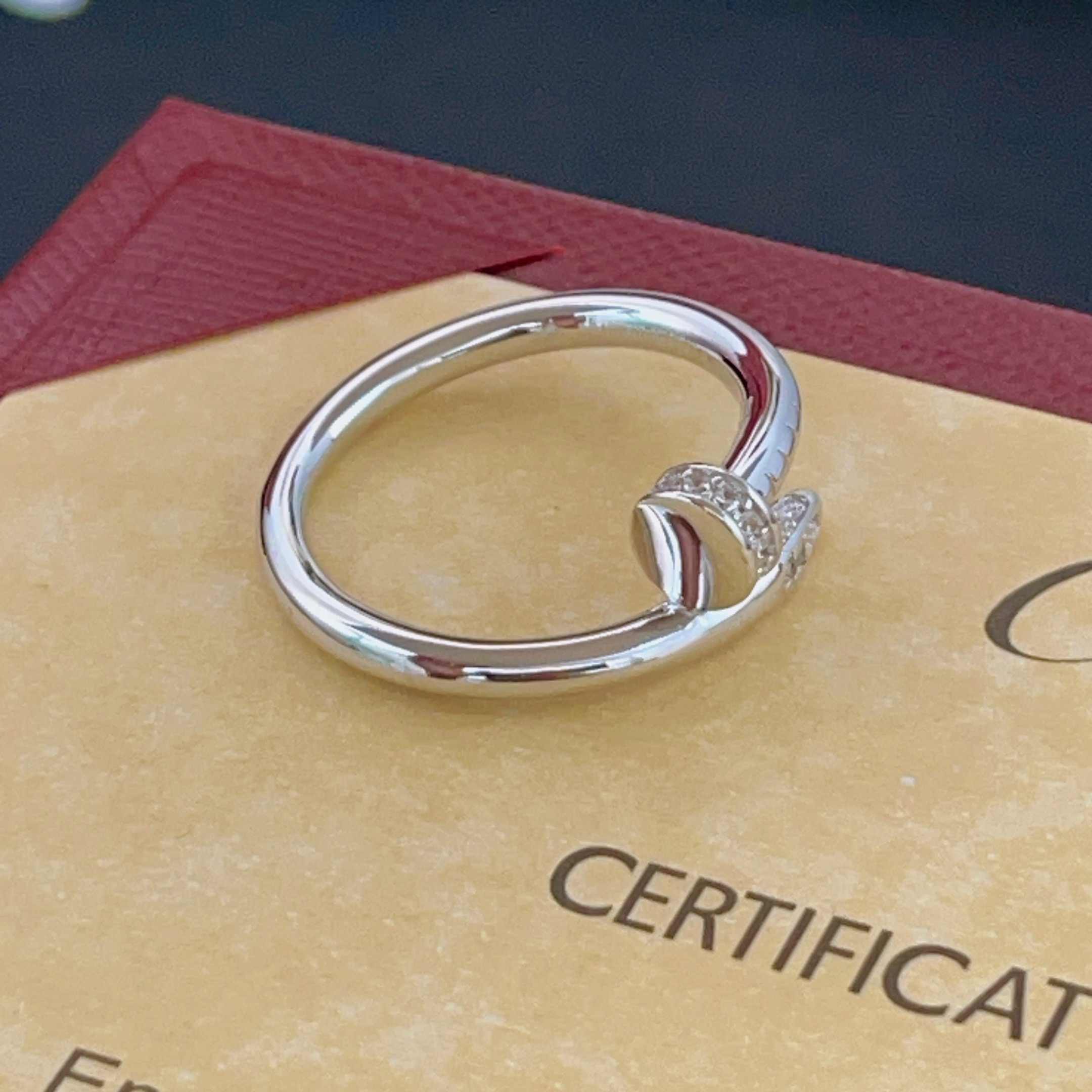 Cartier Fashion Designer Ring-Silver