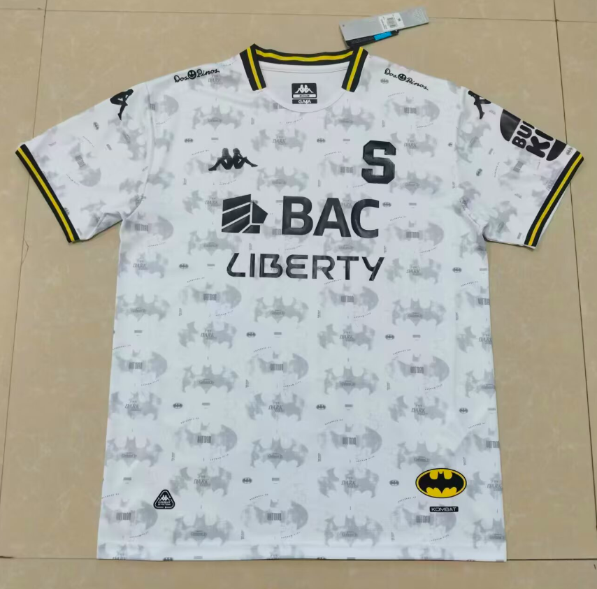 Deportivo Saprissa 25-26 Batman Away Kit - White Variant S-2XL