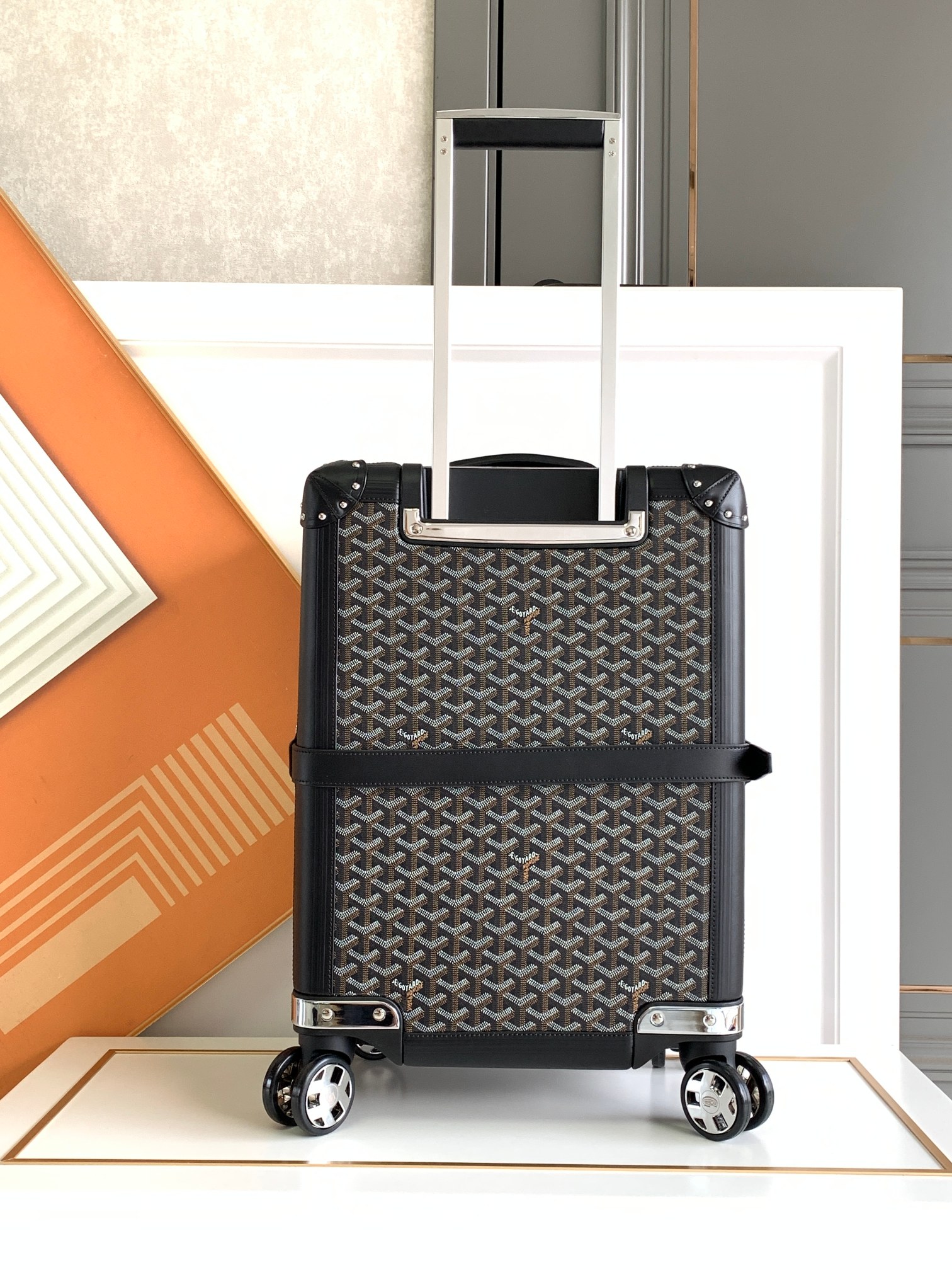 ‌Goyard‌ classic print trolley case
