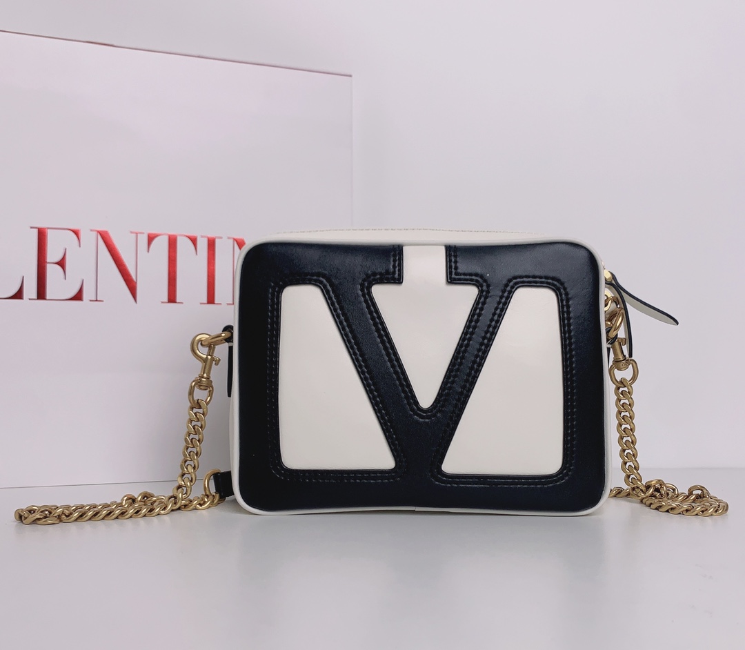 Valentino Viva Superstar Small Chain Bag in Calfskin
