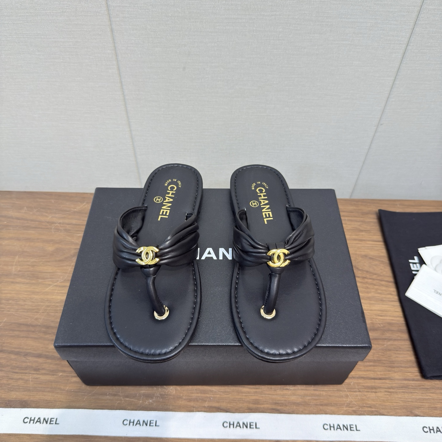 Chanel New Leather Flip-Flop