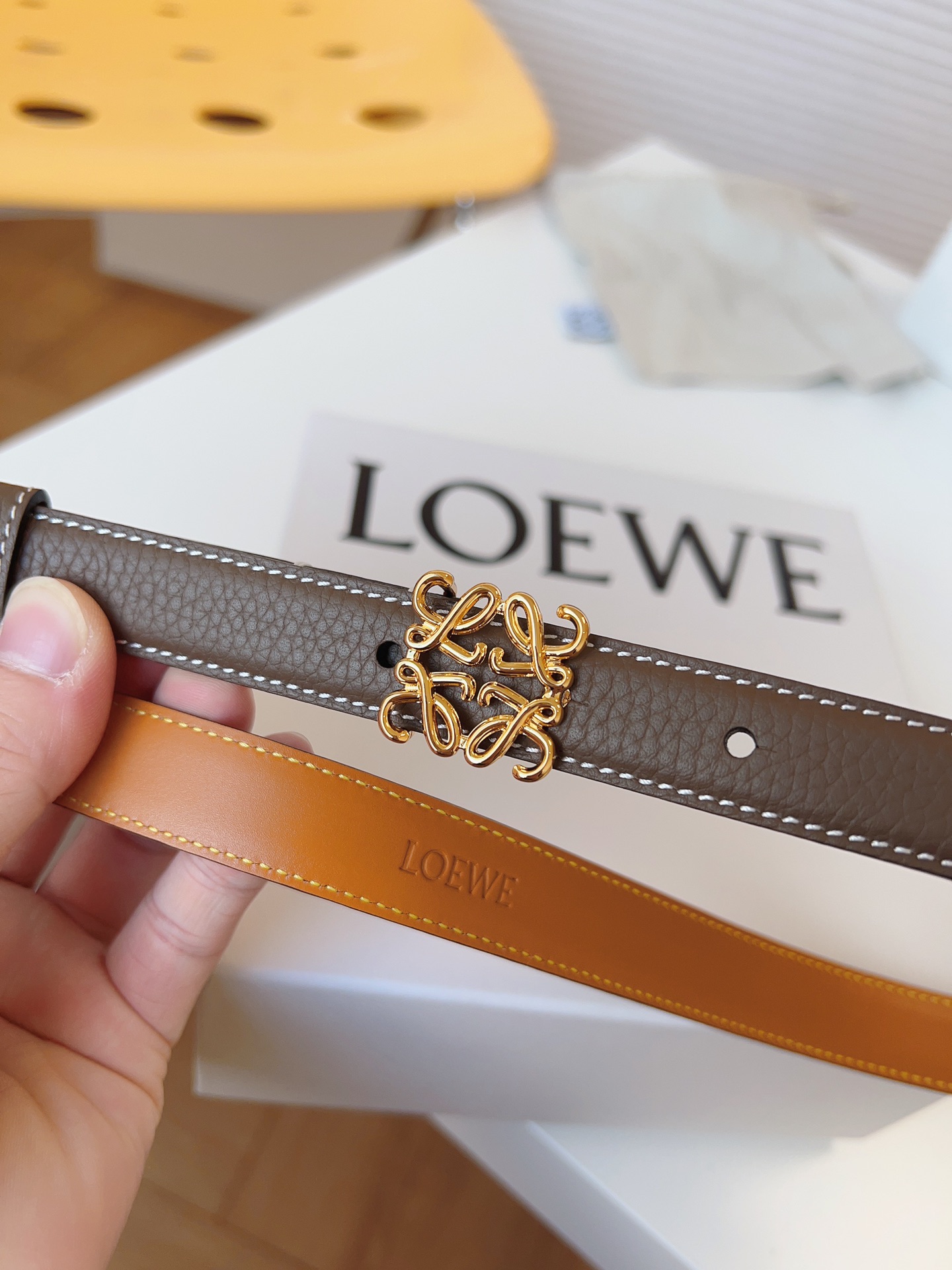 Loewe Anagram Belt 2.0cm