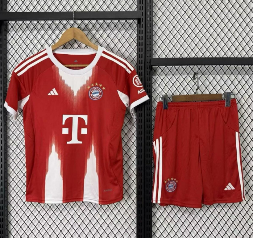 25/26 Kids Bayern Munich Home Jersey 16-28