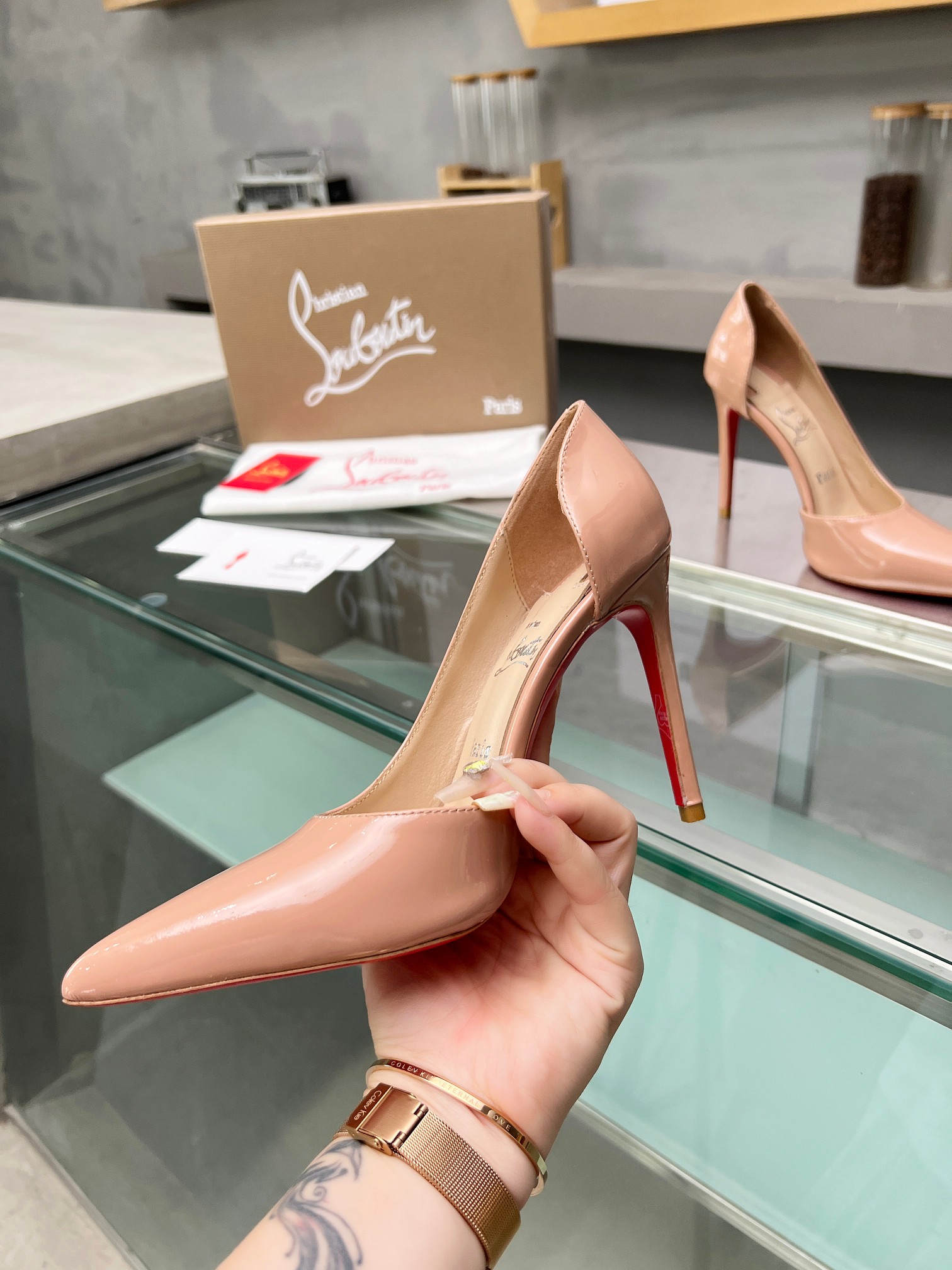 Christian Louboutin Patent Leather Pump
