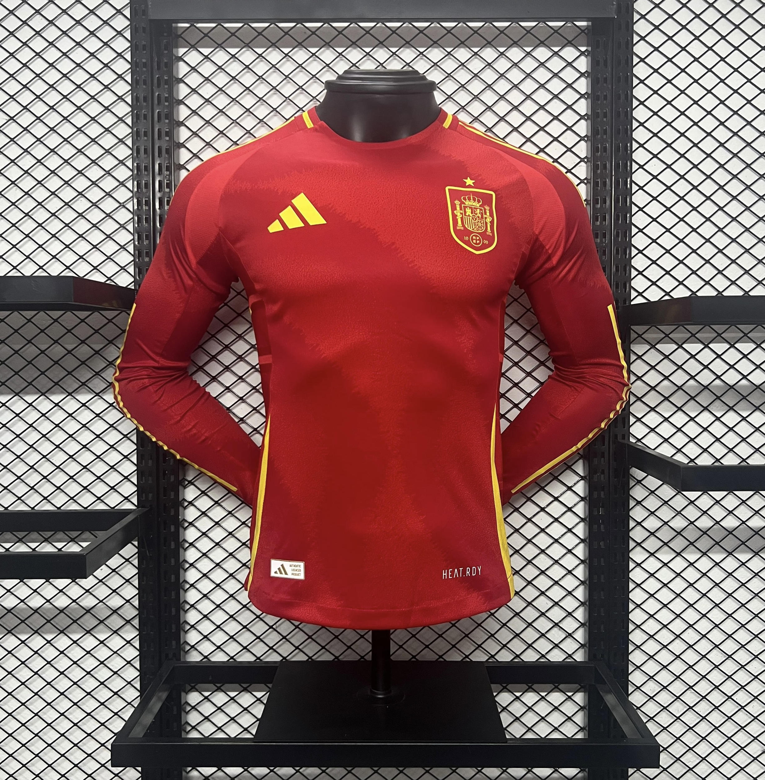 Player Version Camsia Spain 24/25 Home Red Long Sleeves
