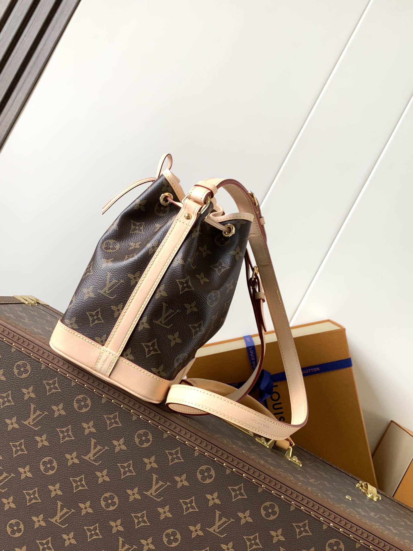 M46983 Noé BB bucket bag in Monogram Canvas