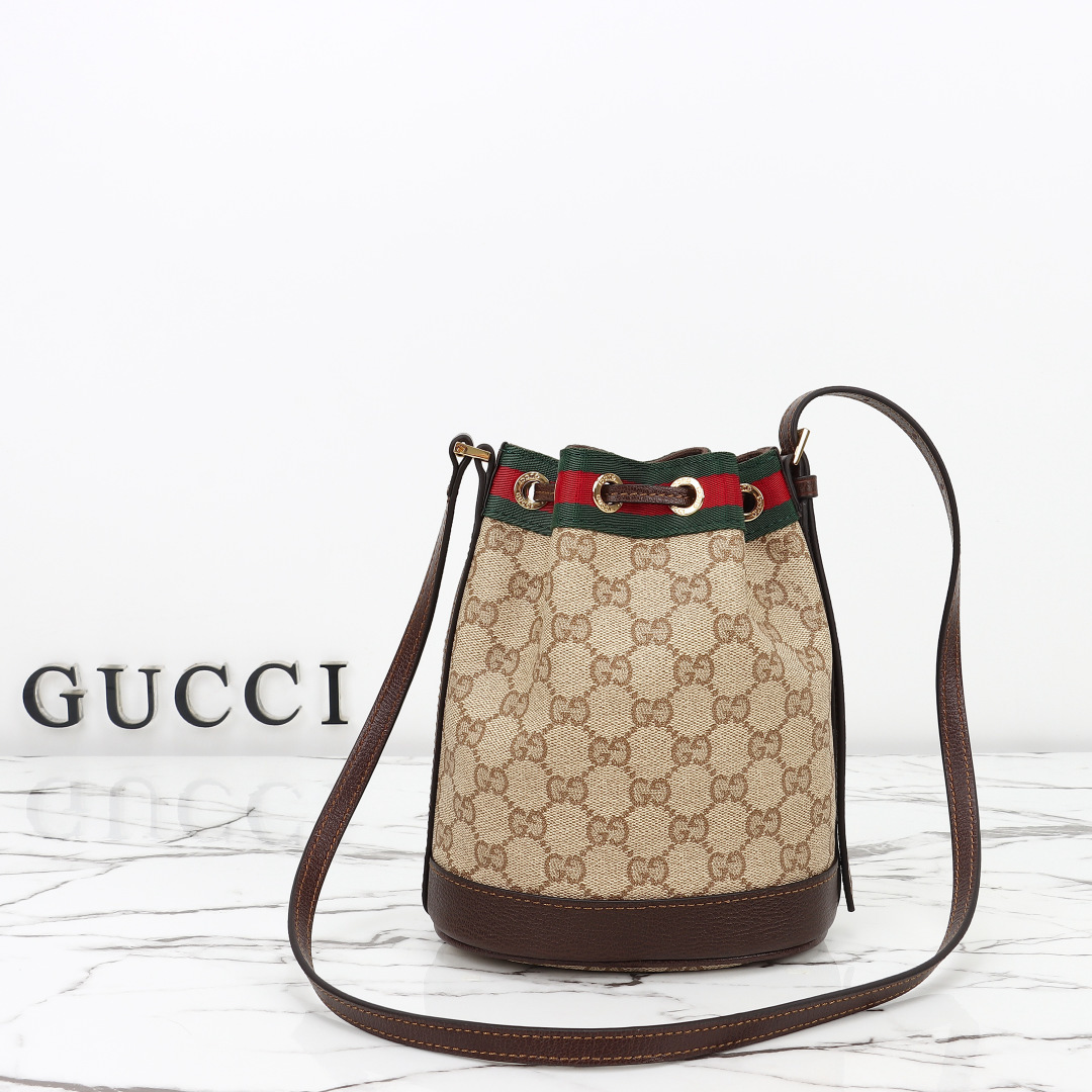 Gucci new canvas bucket bag bucket bag