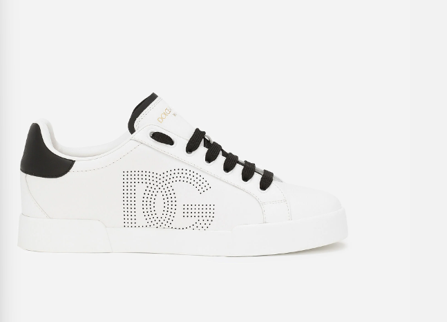 D&G Unisex Leather Sneakers