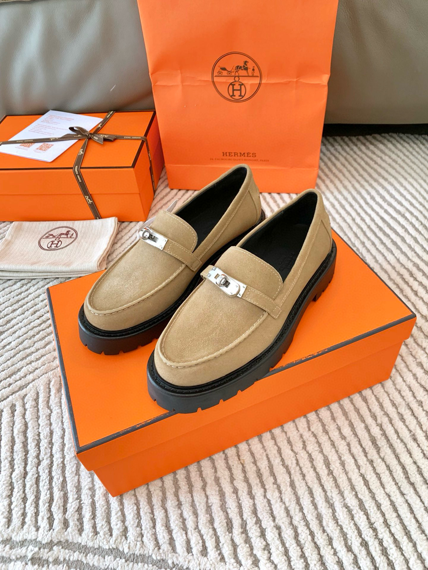 Hermes Women's Icône Mocassin