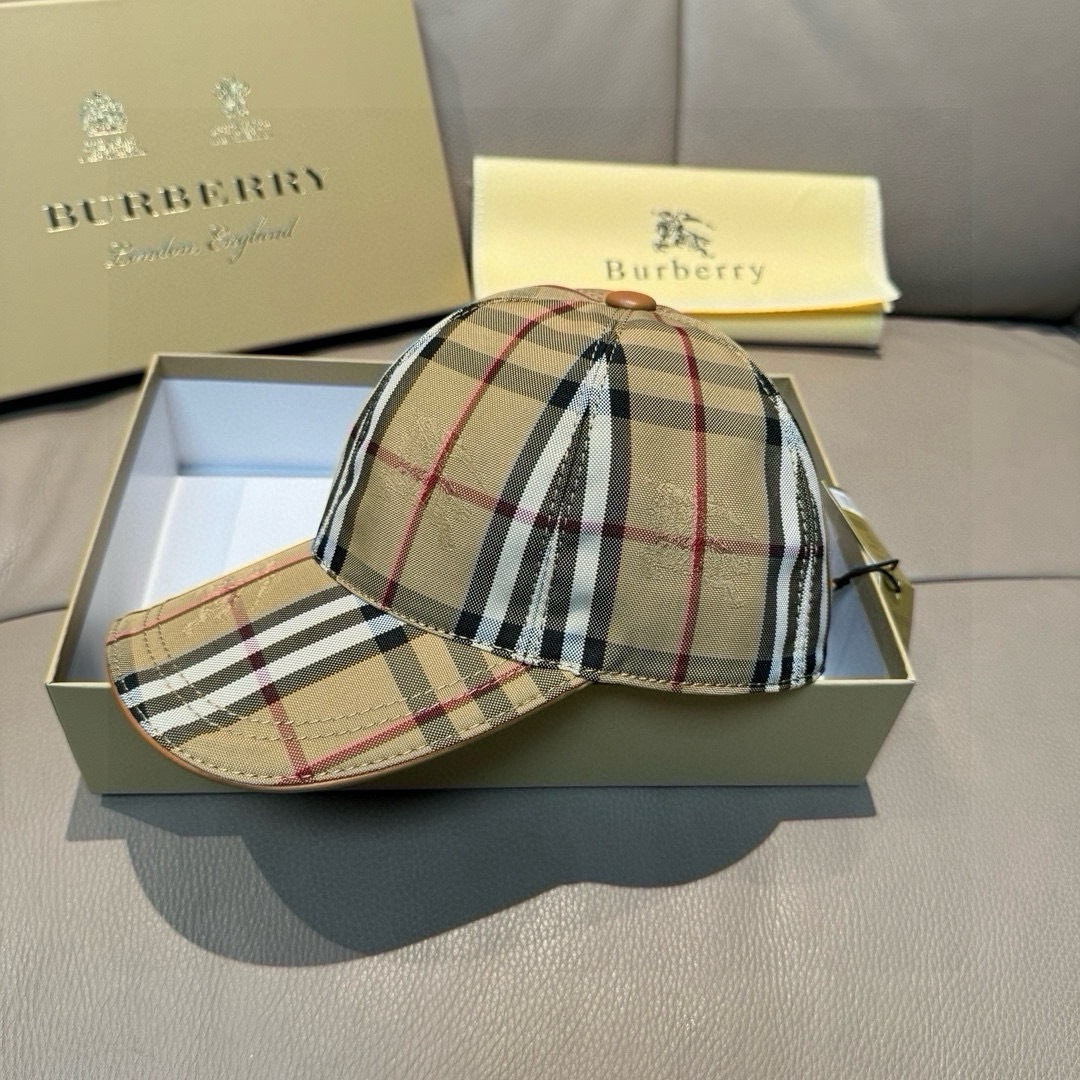 Burberry Check Baseball Cap