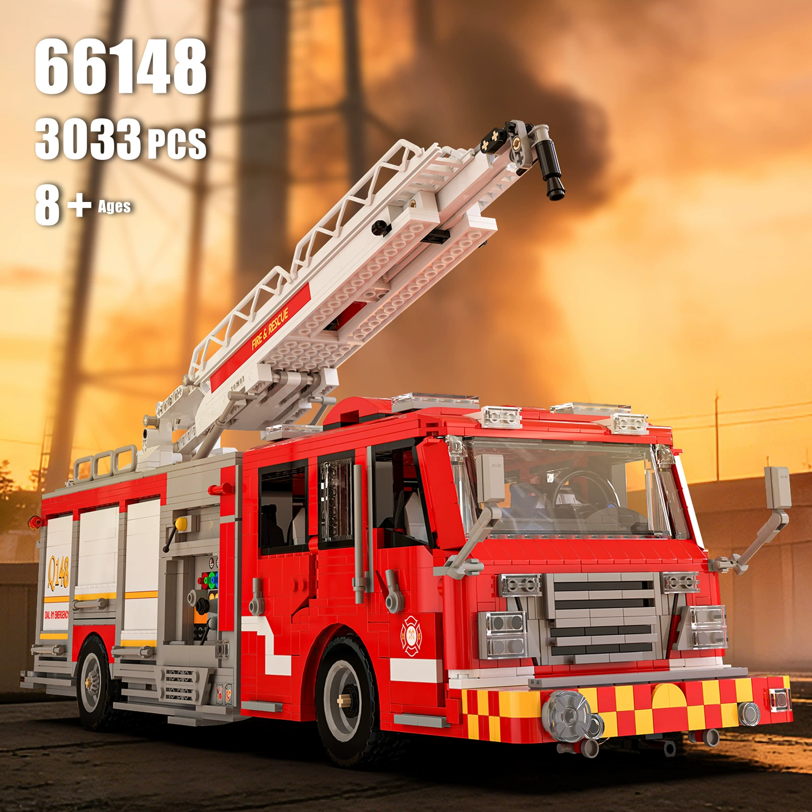 XBert 66148 - US Firetruck Elevated Water Towers