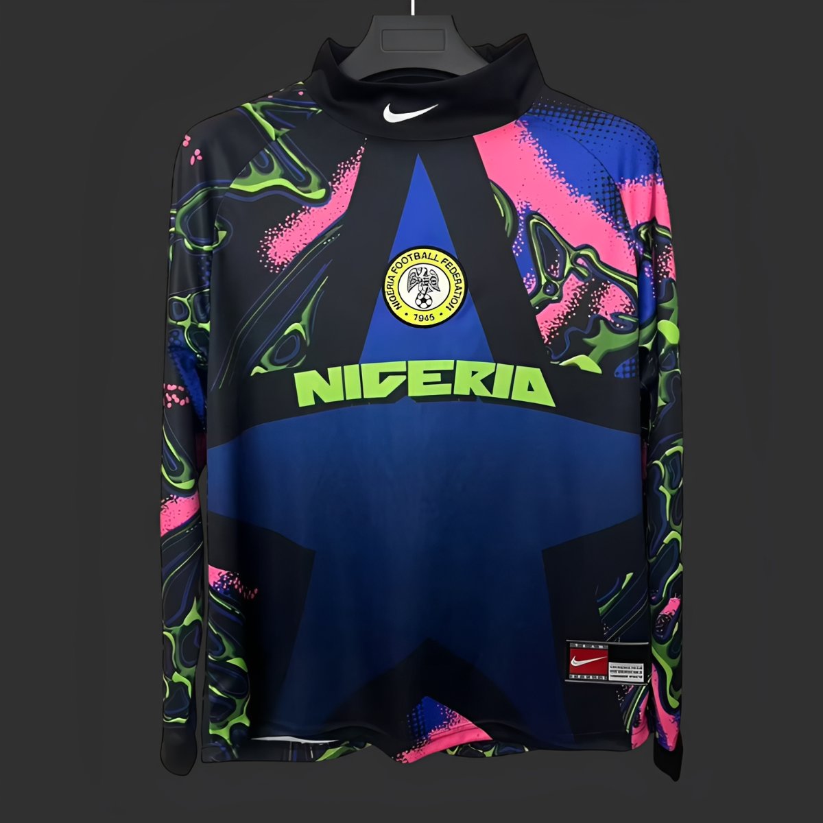 2026 Nigeria Hollywood Goalkeeper Long Sleeve Jersey S-4XL - musan