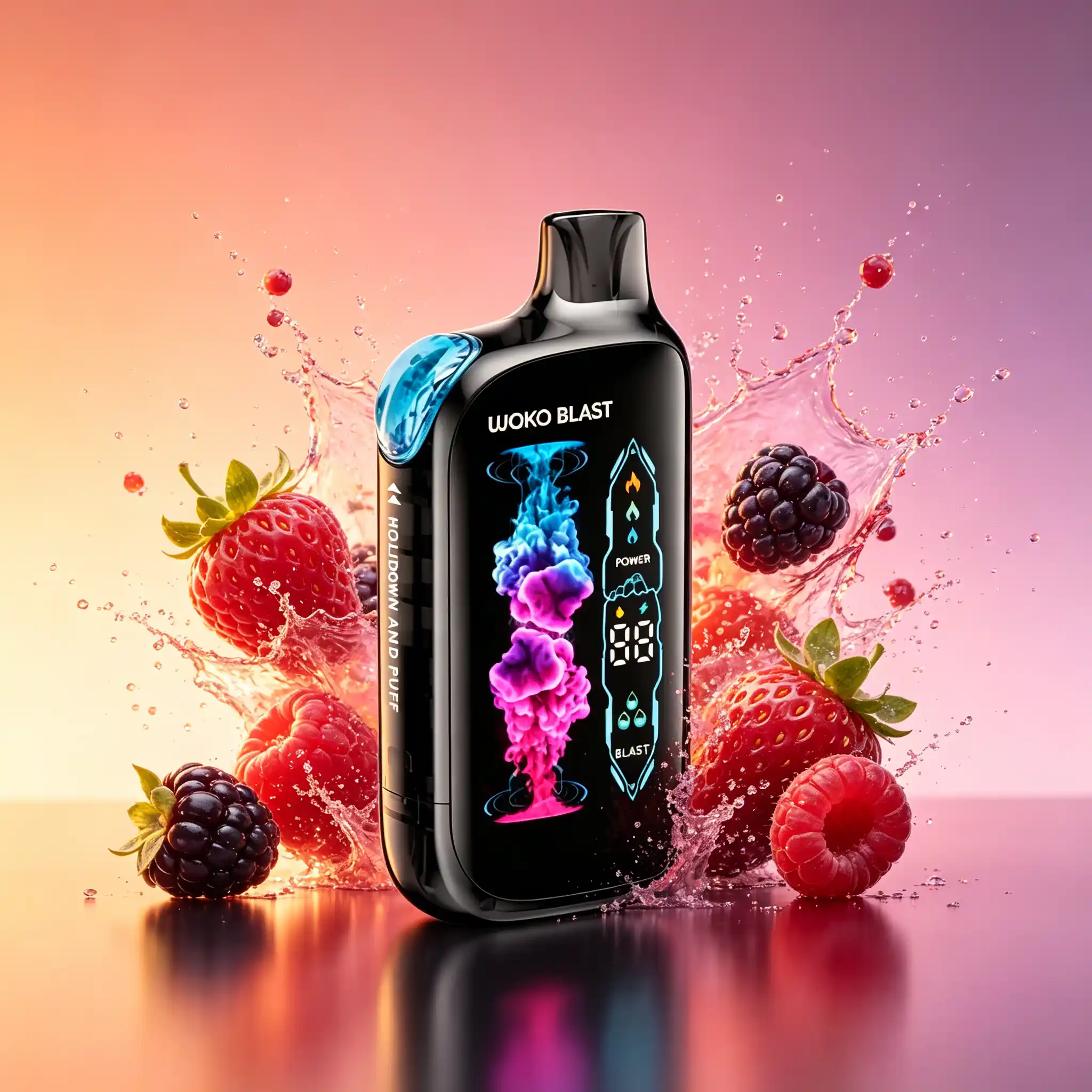 WAKA Blast 45K Disposable Vape – Triple Berry Ice Mix - Vaba Vape-Shop