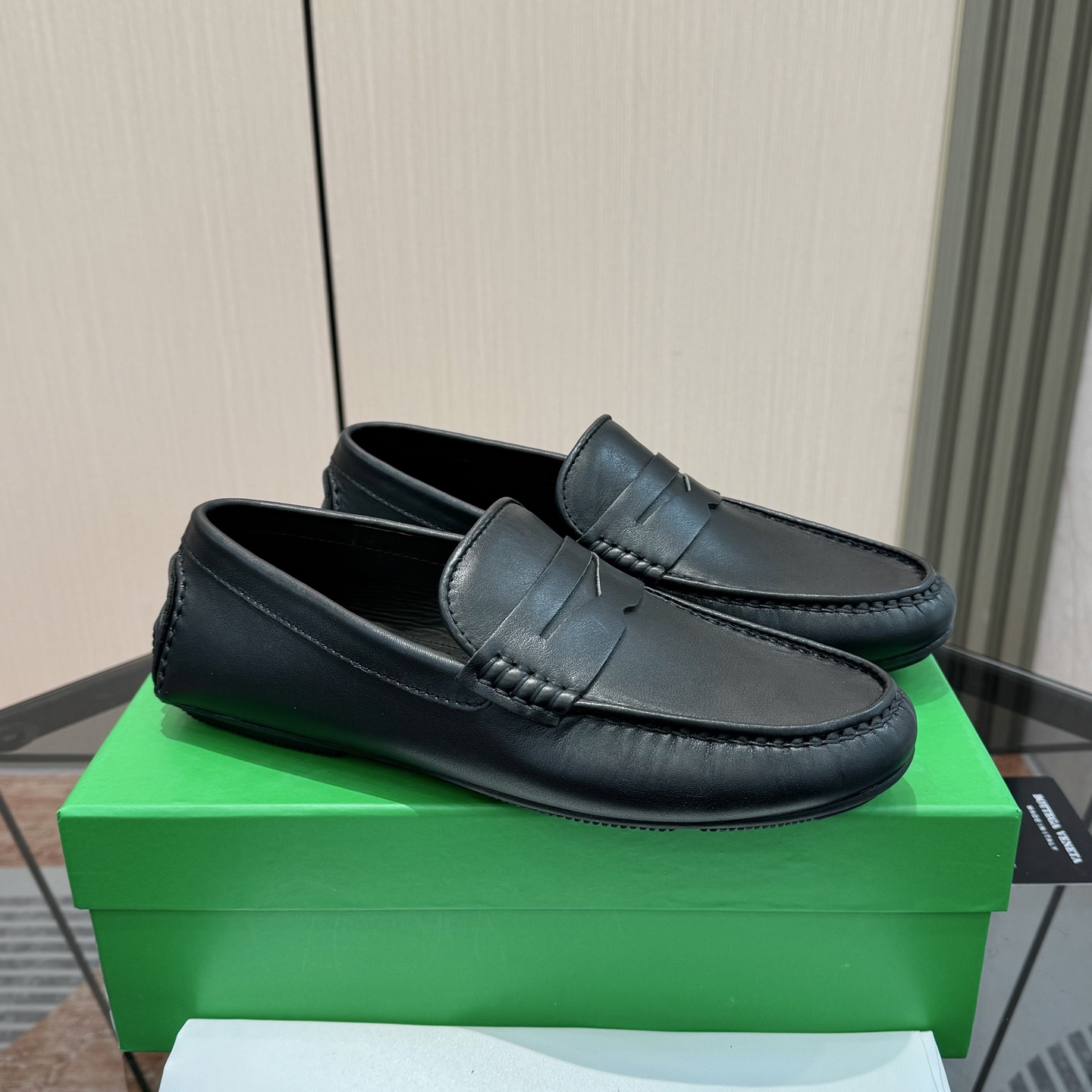 Botte* Venett Men's leather Driving Shoes Loafers