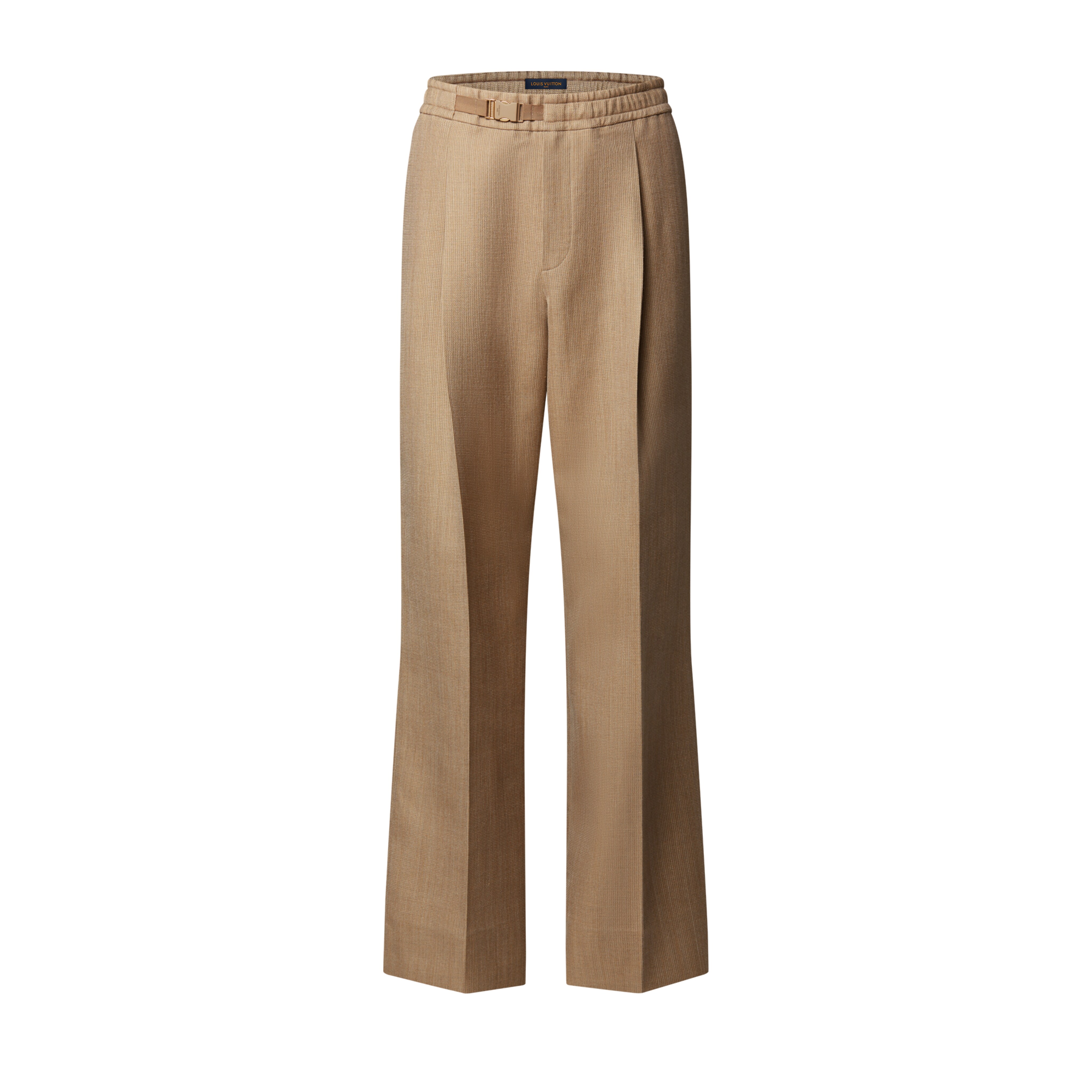 バックル ドローストリングパンツ
